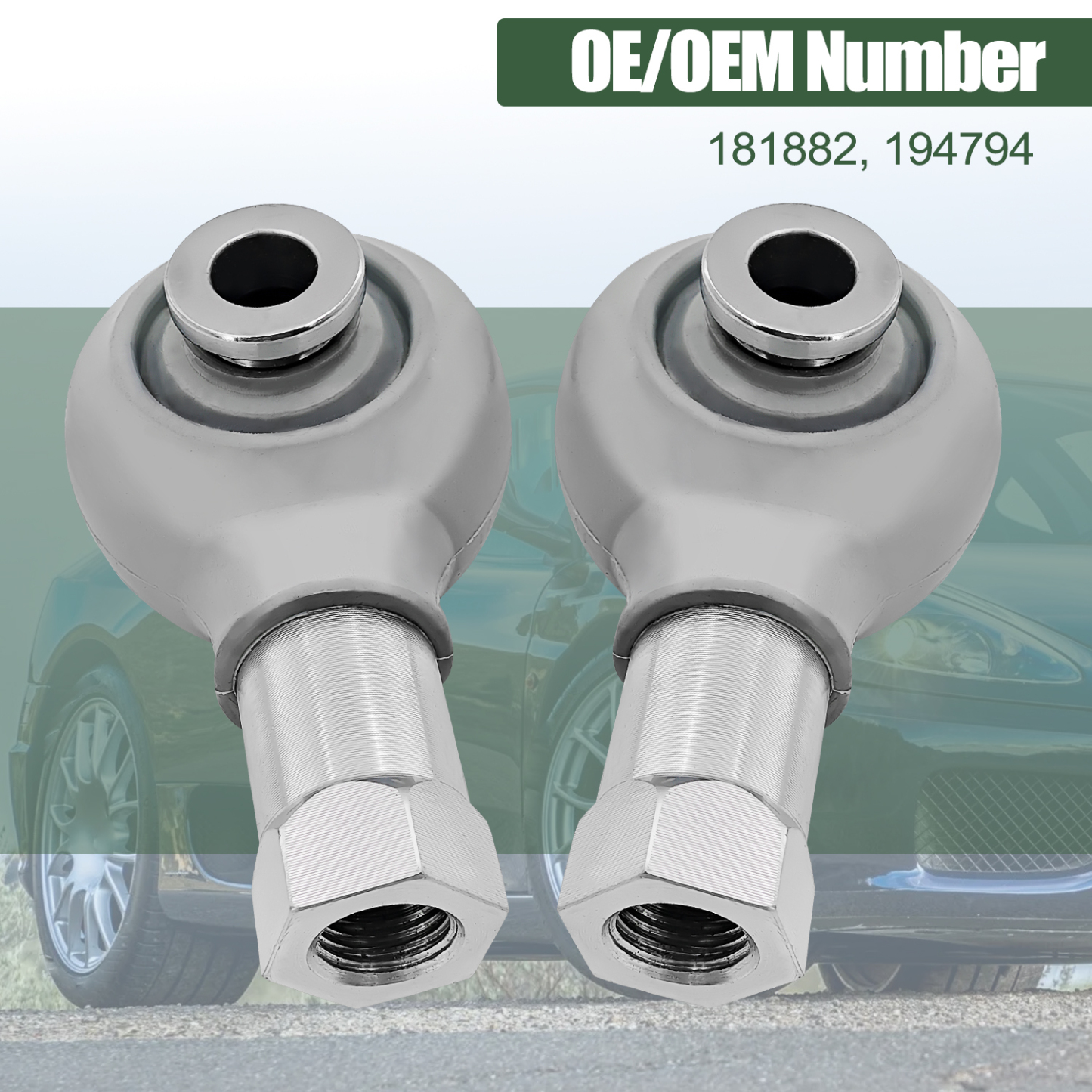 2Pcs 181882 Front Outer Tie Rod Ball Fits for Ferrari F430 360 599 612 2000-2011