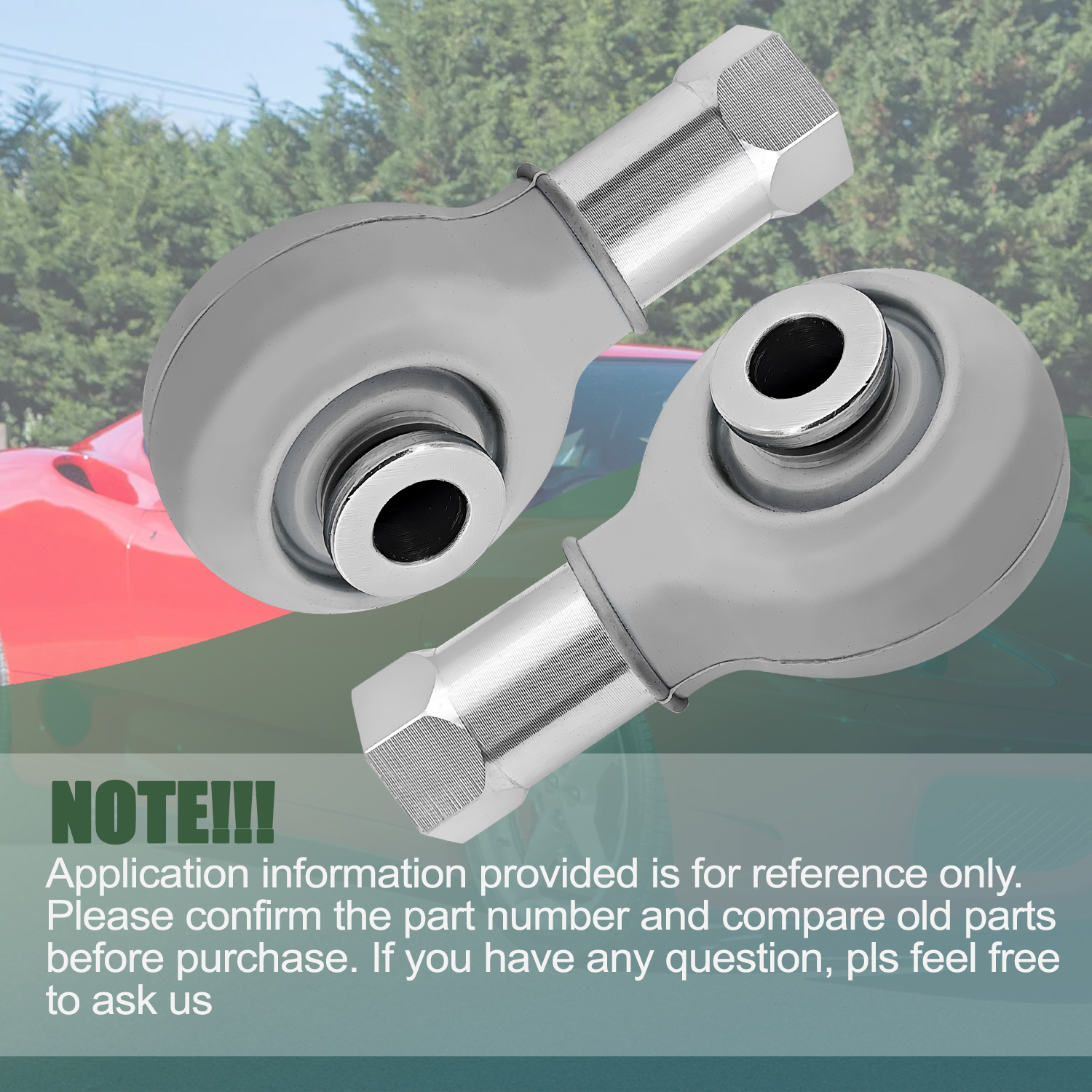 2Pcs 181882 Front Outer Tie Rod Ball Fits for Ferrari F430 360 599 612 2000-2011