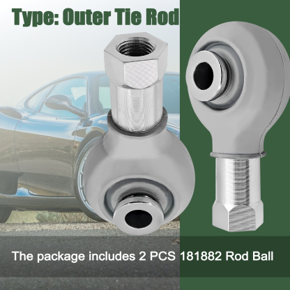 2Pcs 181882 Front Outer Tie Rod Ball Fits for Ferrari F430 360 599 612 2000-2011