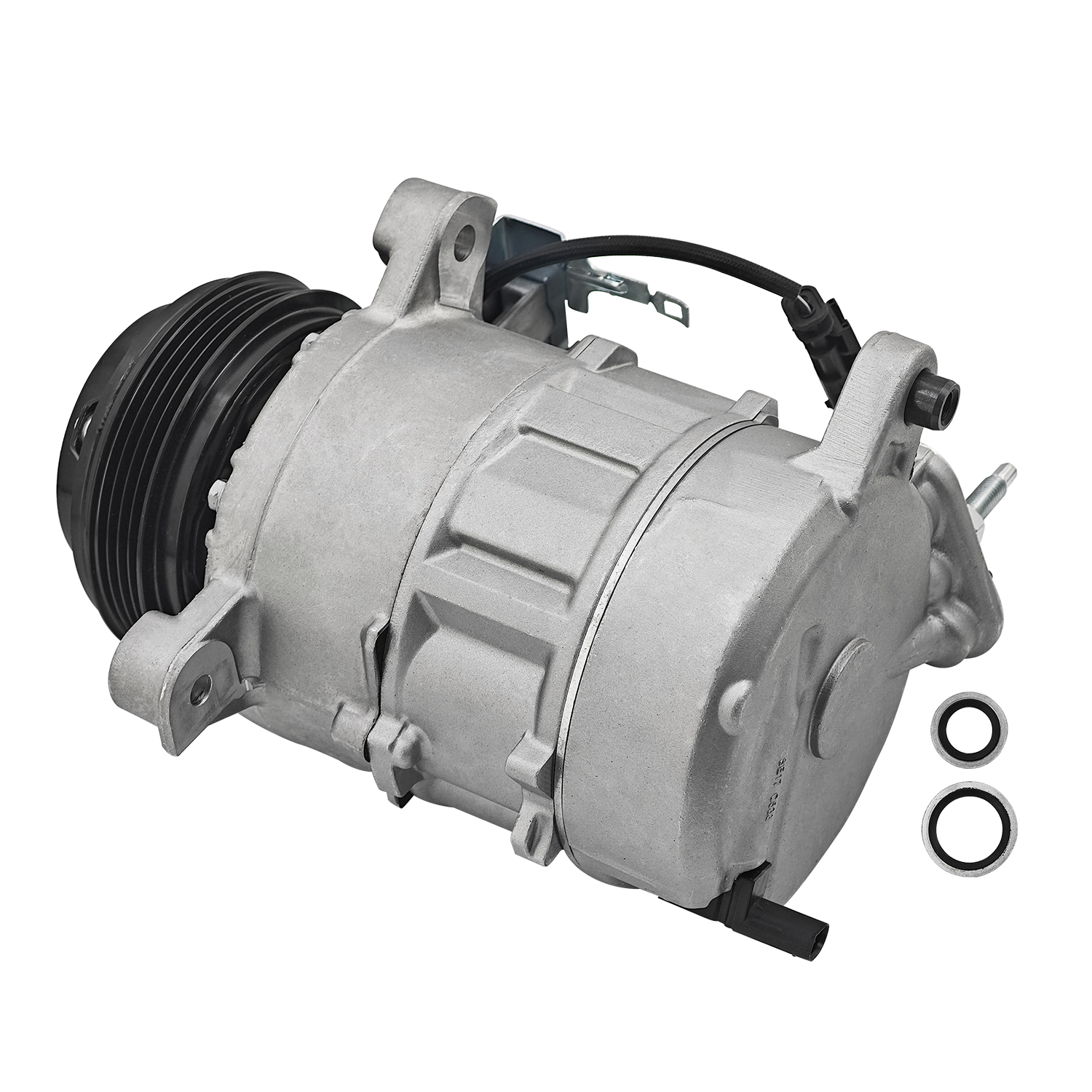A/C Compressor for Chevry Silverado 1500 Fits for GMC Sierra 1500 2.7L 4.3L 5.3L 6.2L 14 V6 V8 2014-2019
