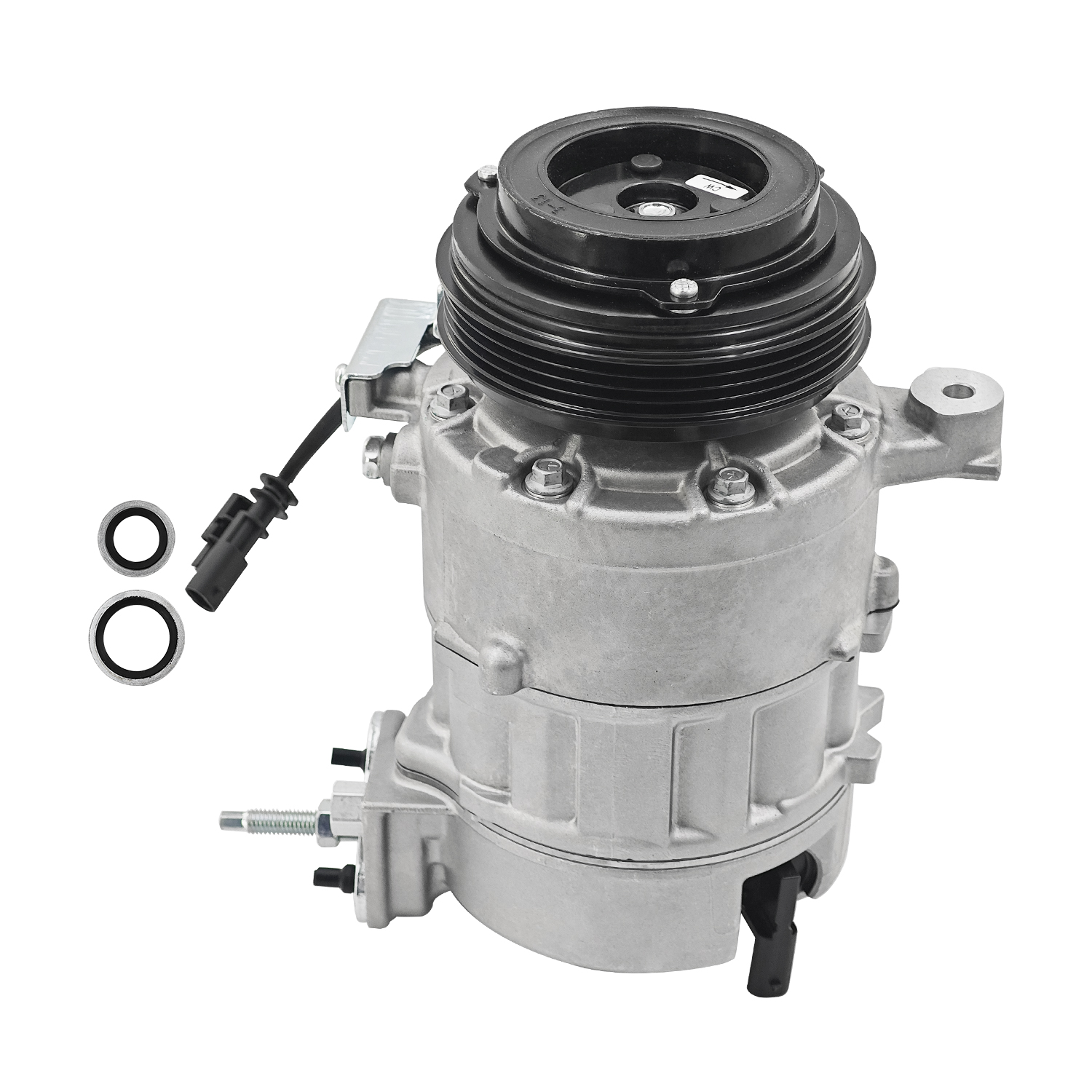 A/C Compressor for Chevry Silverado 1500 Fits for GMC Sierra 1500 2.7L 4.3L 5.3L 6.2L 14 V6 V8 2014-2019