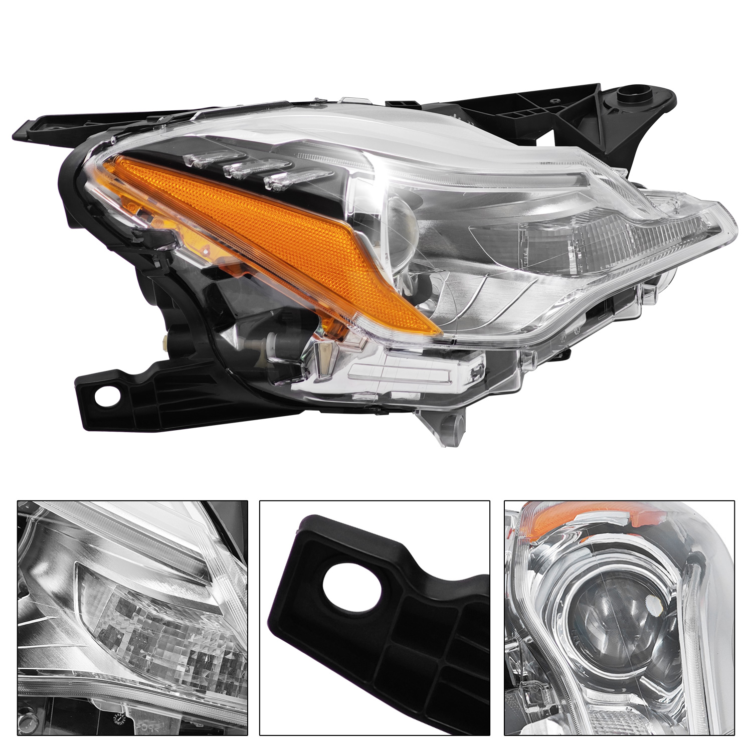 Right HID Xenon Headlight for Maserati Quattroporte 2014-2017 - Passenger Side 