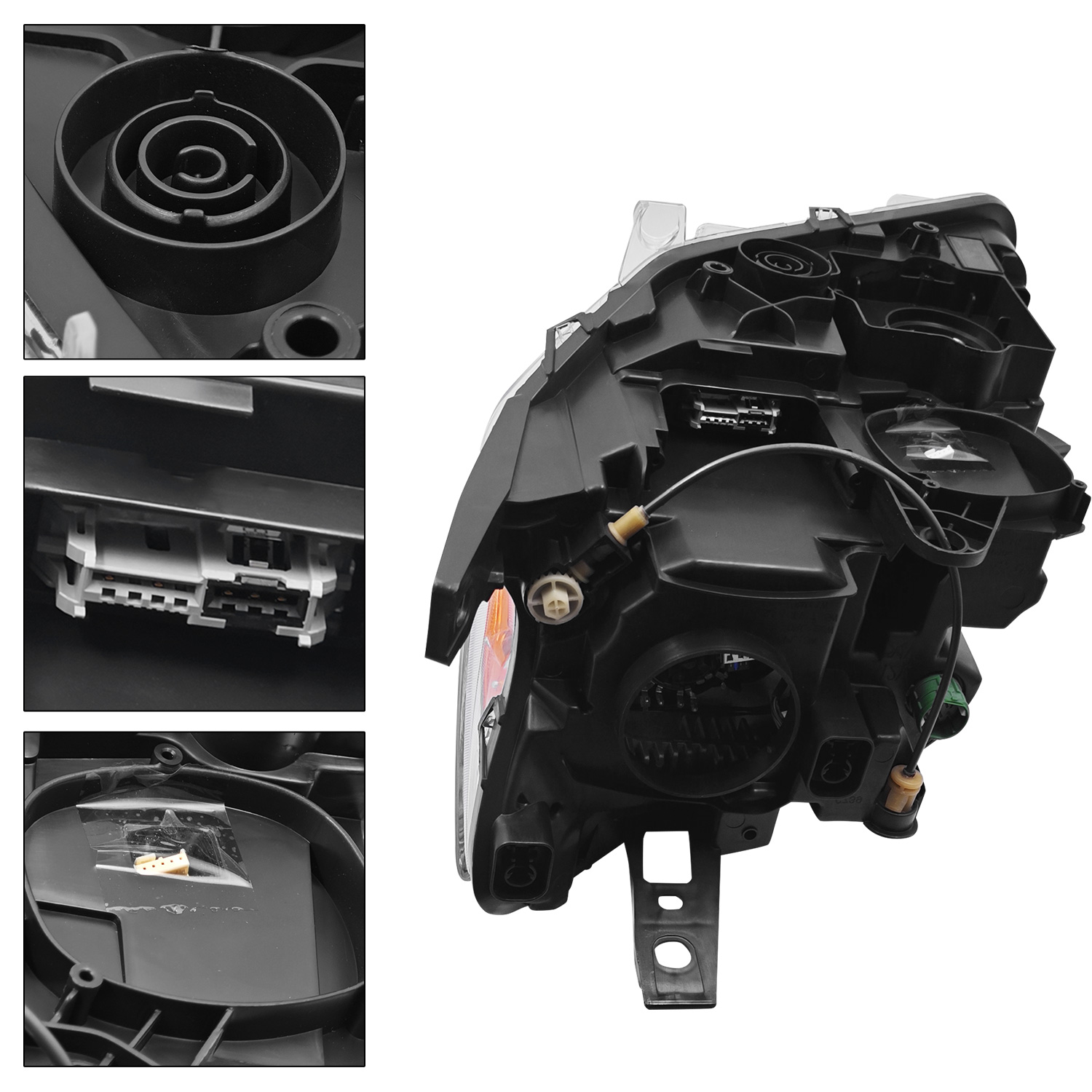 Right HID Xenon Headlight for Maserati Quattroporte 2014-2017 - Passenger Side 