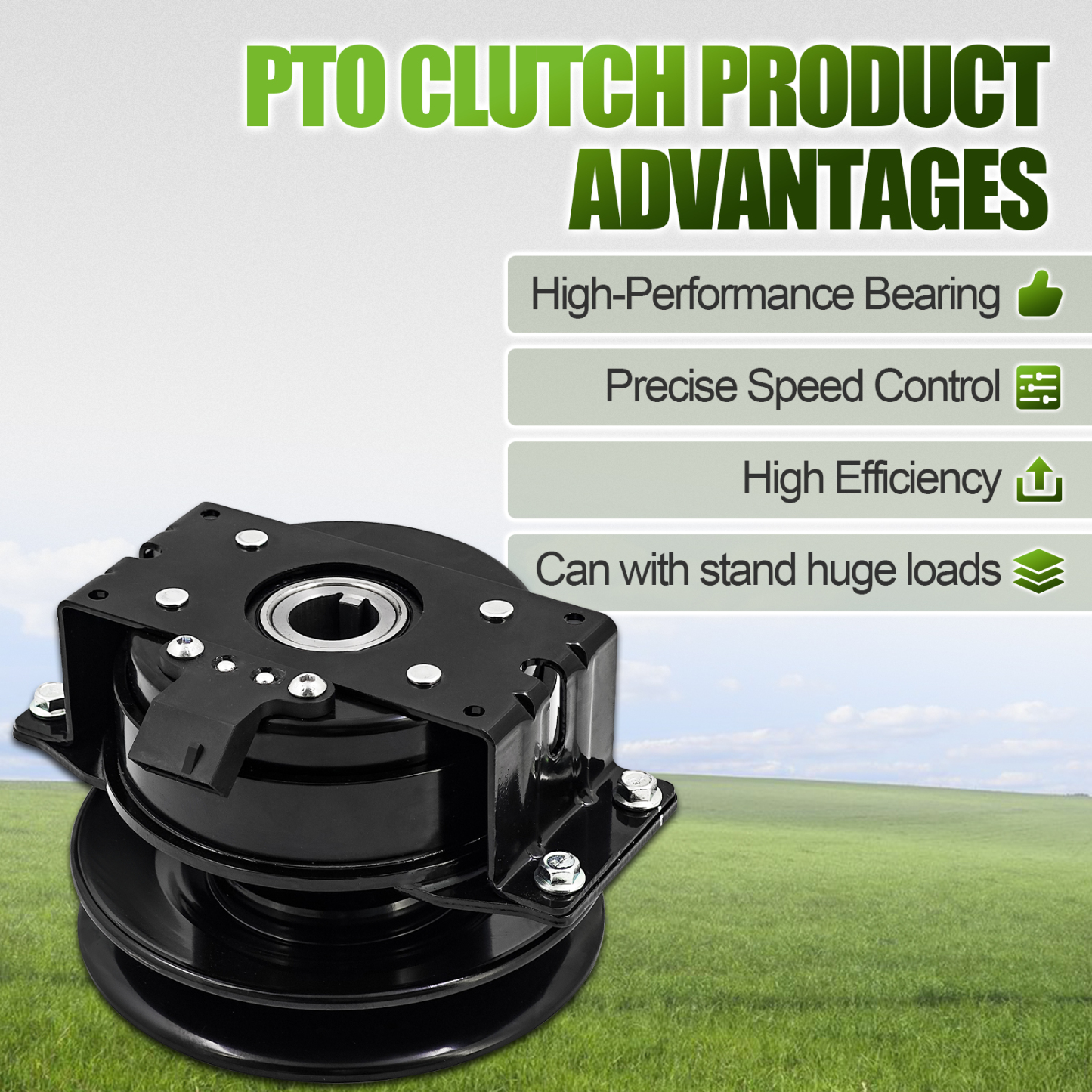 Electric PTO Clutch with Wire Harness Fits for Bad Boy MZ Magnum 2017-2023; Fits for ZT Avenger Models 2020-2023 Replace Mower 			