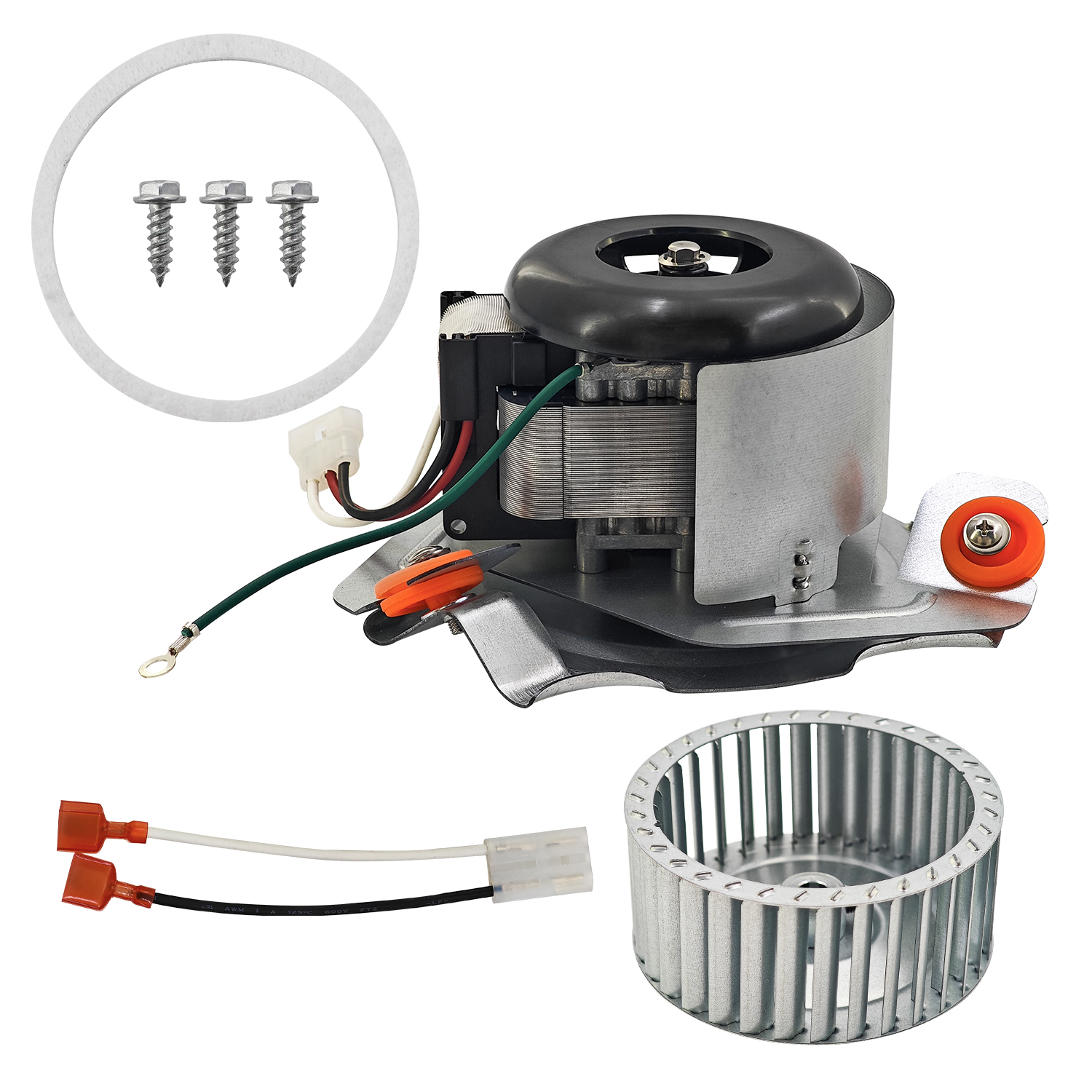 Furnace Draft Inducer Blower Motor Assembly Compatible with Carrier Bryant Payne Models