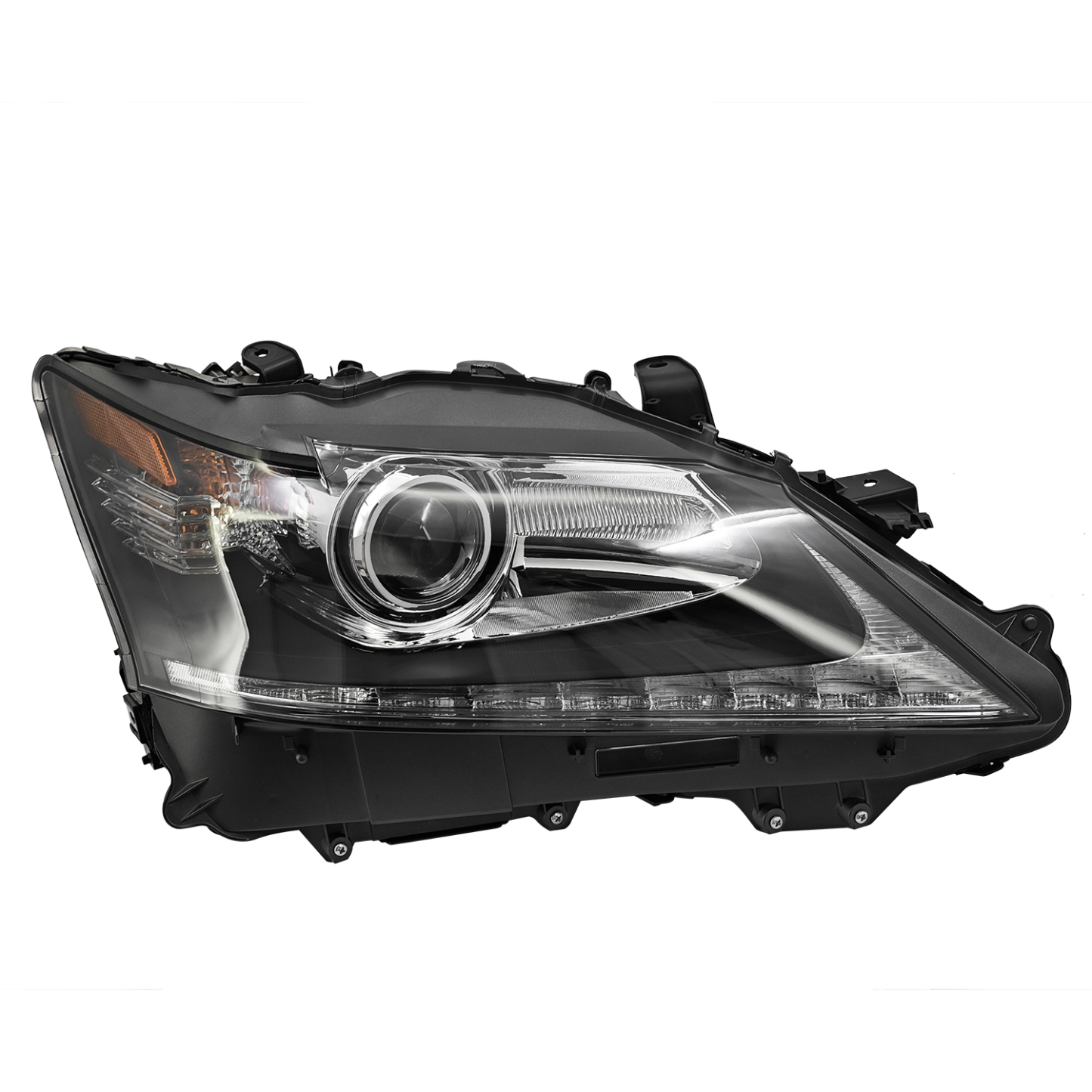 Right Passenger Side Headlight w/AFS DRL Projector Fits for Lexus GS350 GS450h 3.5L 2013-2015