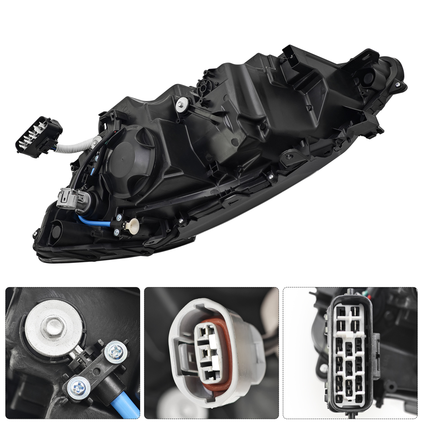 Right Passenger Side Headlight w/AFS DRL Projector Fits for Lexus GS350 GS450h 3.5L 2013-2015