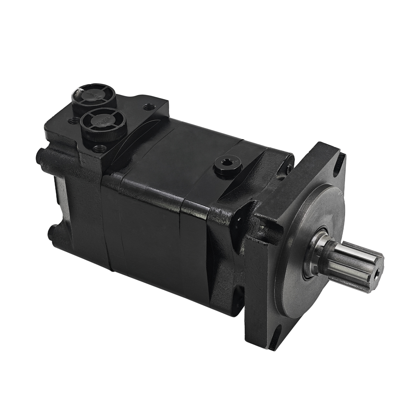 6 Holes Hydraulic Motor Compatible with AGT ECSSCT72 Trencher Skid Steer Attachment