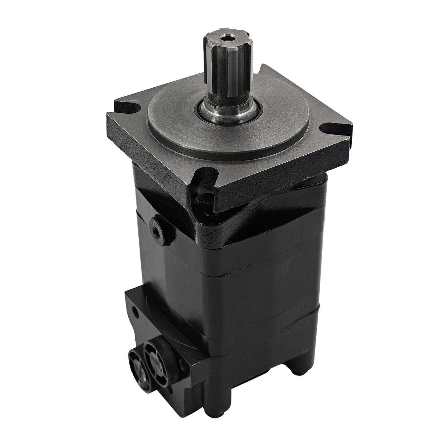 6 Holes Hydraulic Motor Compatible with AGT ECSSCT72 Trencher Skid Steer Attachment