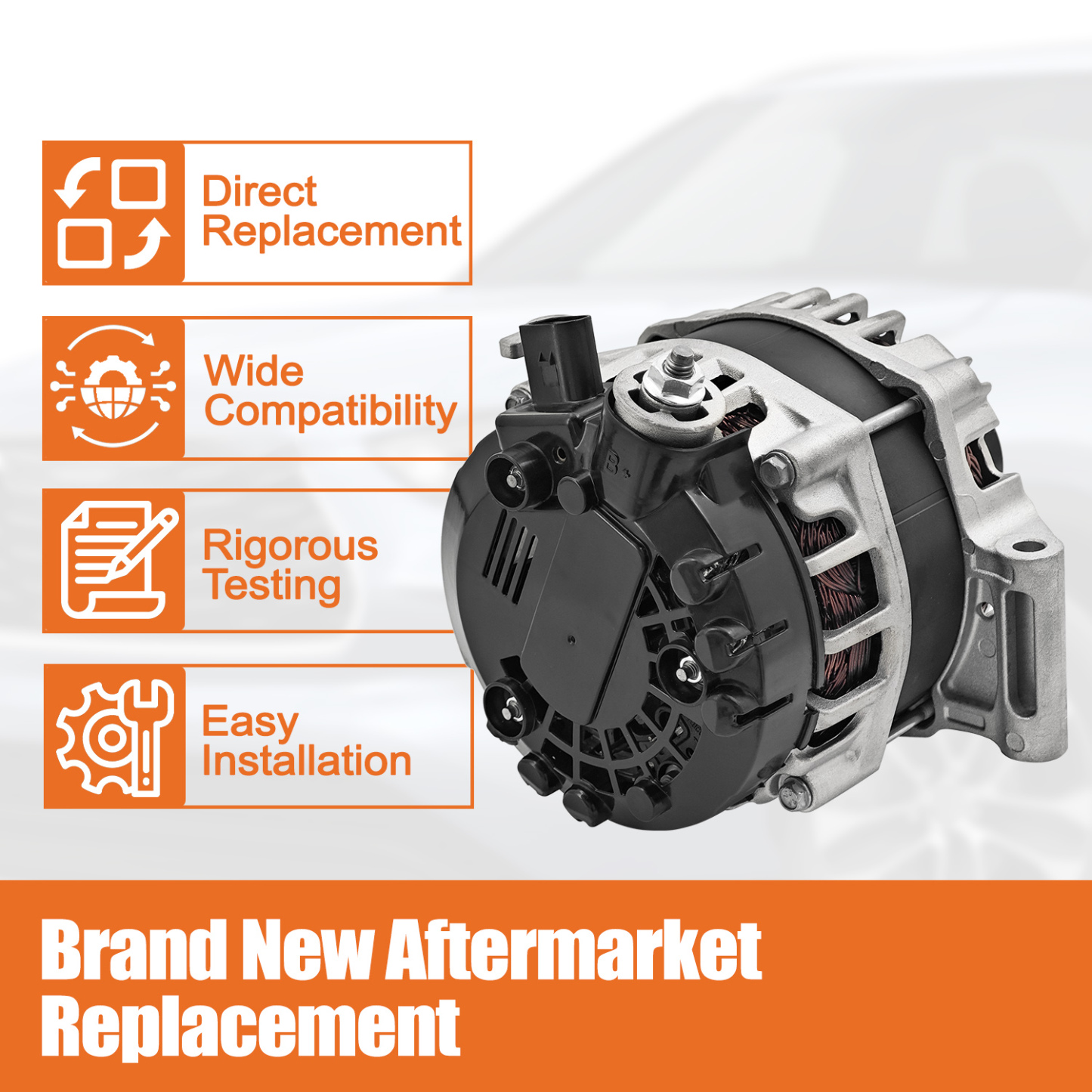  12V 180A 6-Groove Alternator for Toyota Highlander 2023-2024 Fit for Lexus NX250/NX350/ NX350h 2022-2025