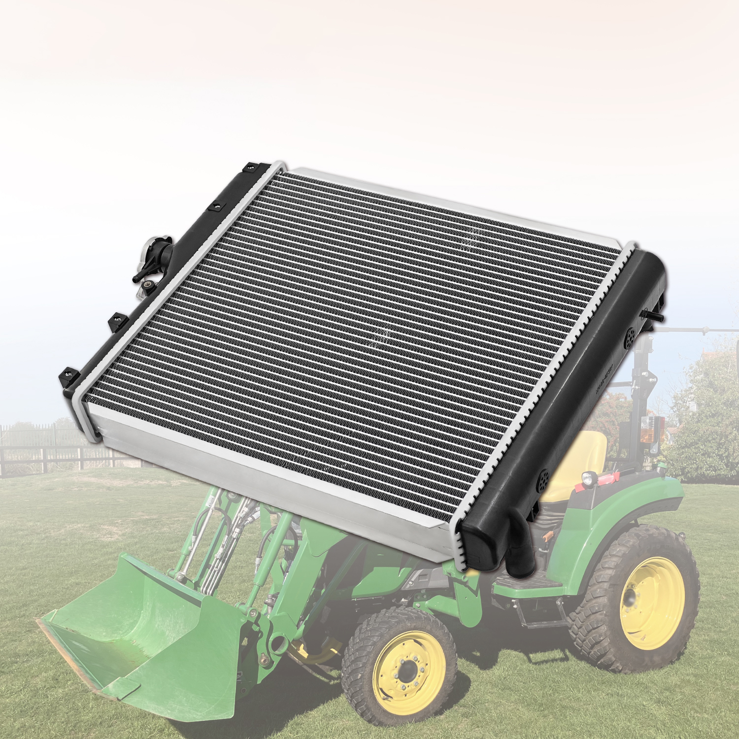 Radiator Compatible With John Deere Compact Tractor 2032R 3025E 2017-2022