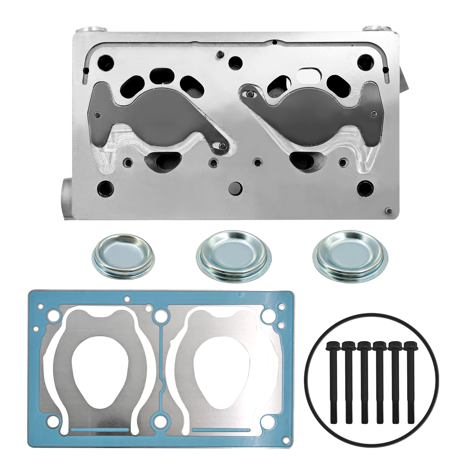  Air Brake Compressor Cylinder Head Kit Fits for PACCAR MX11 for PACCAR MX 11 for CF75 New Model