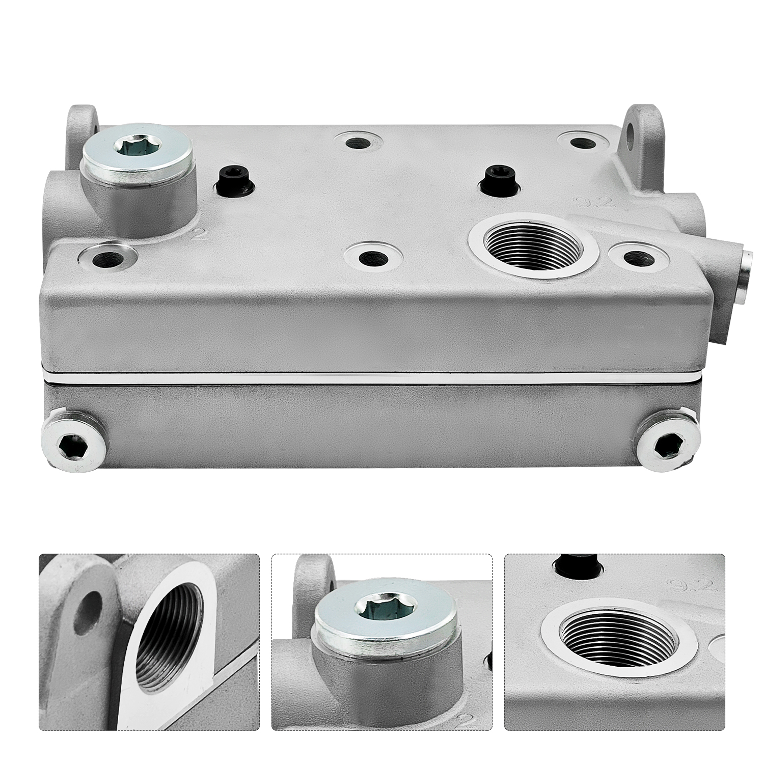  Air Brake Compressor Cylinder Head Kit Fits for PACCAR MX11 for PACCAR MX 11 for CF75 New Model