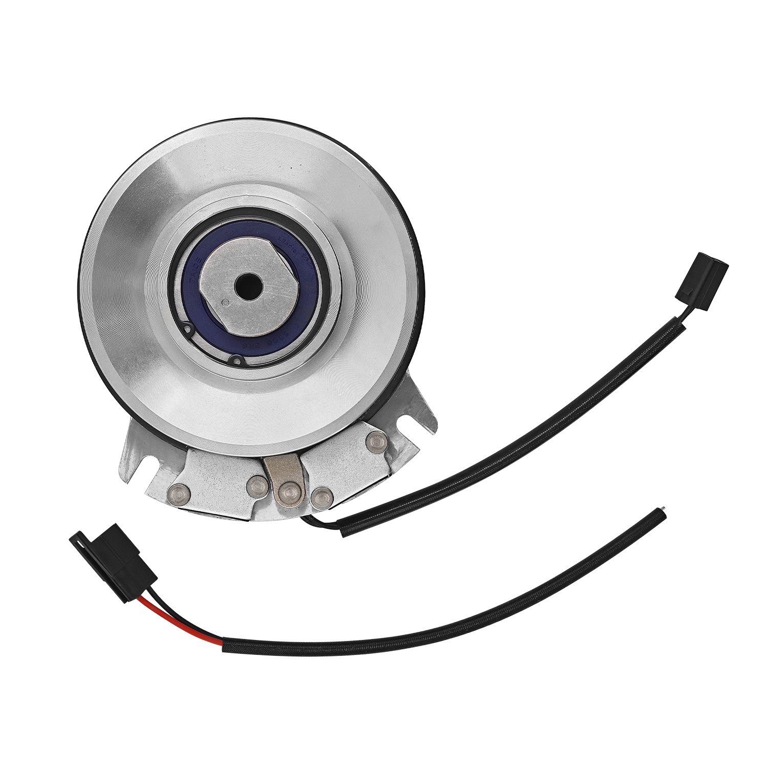 Electric PTO Clutch Hitorque 210 Ftlb for Ferris Simplicity Snapper Pro 36 44 48 52 60 61 72 Inch Mowers, Supersedes 5105090, Replaceable Bigger Bearing, Billet Pulley, Fixed Wire