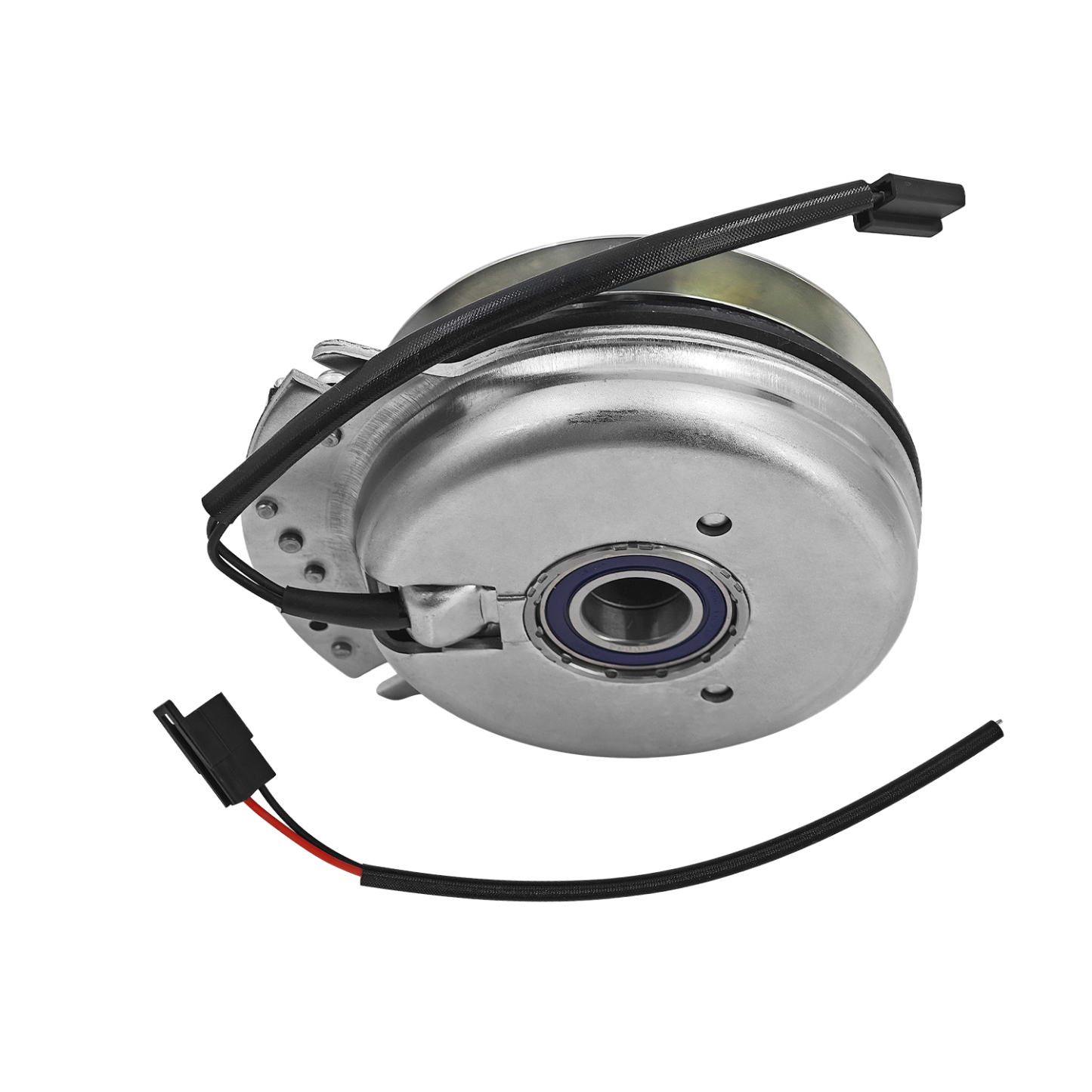 Electric PTO Clutch Hitorque 210 Ftlb for Ferris Simplicity Snapper Pro 36 44 48 52 60 61 72 Inch Mowers, Supersedes 5105090, Replaceable Bigger Bearing, Billet Pulley, Fixed Wire