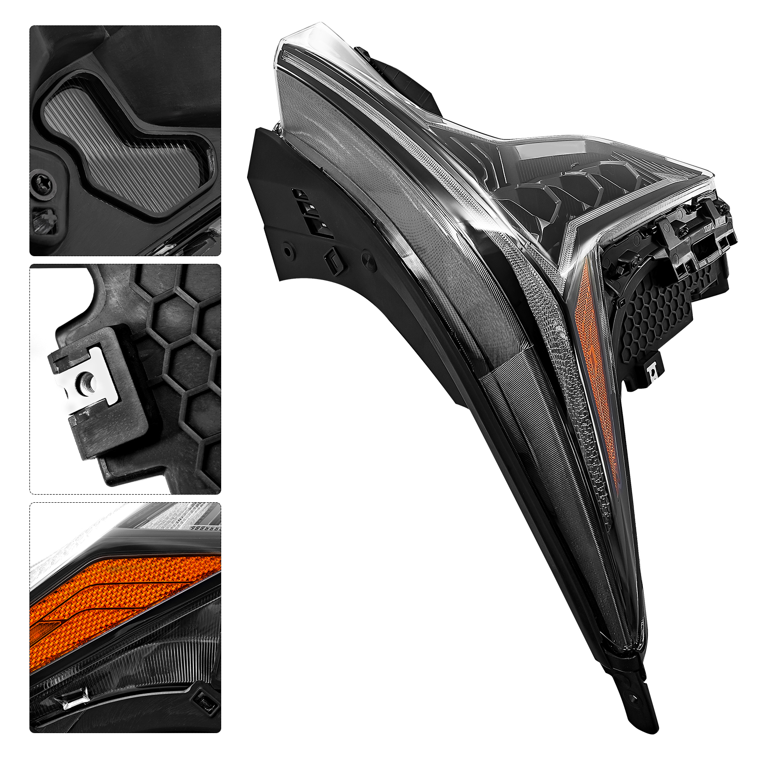 LED Headlight Assembly Fits for KIA K4 2.0L 2025-Right Passenger Side