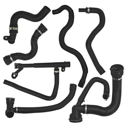 7 Pcs Engine Water Radiator Coolant Hose Set Fits for Volvo S60 S80 V70 XC60 XC60 XC70 2008-2016 3.0L 3.2L L6