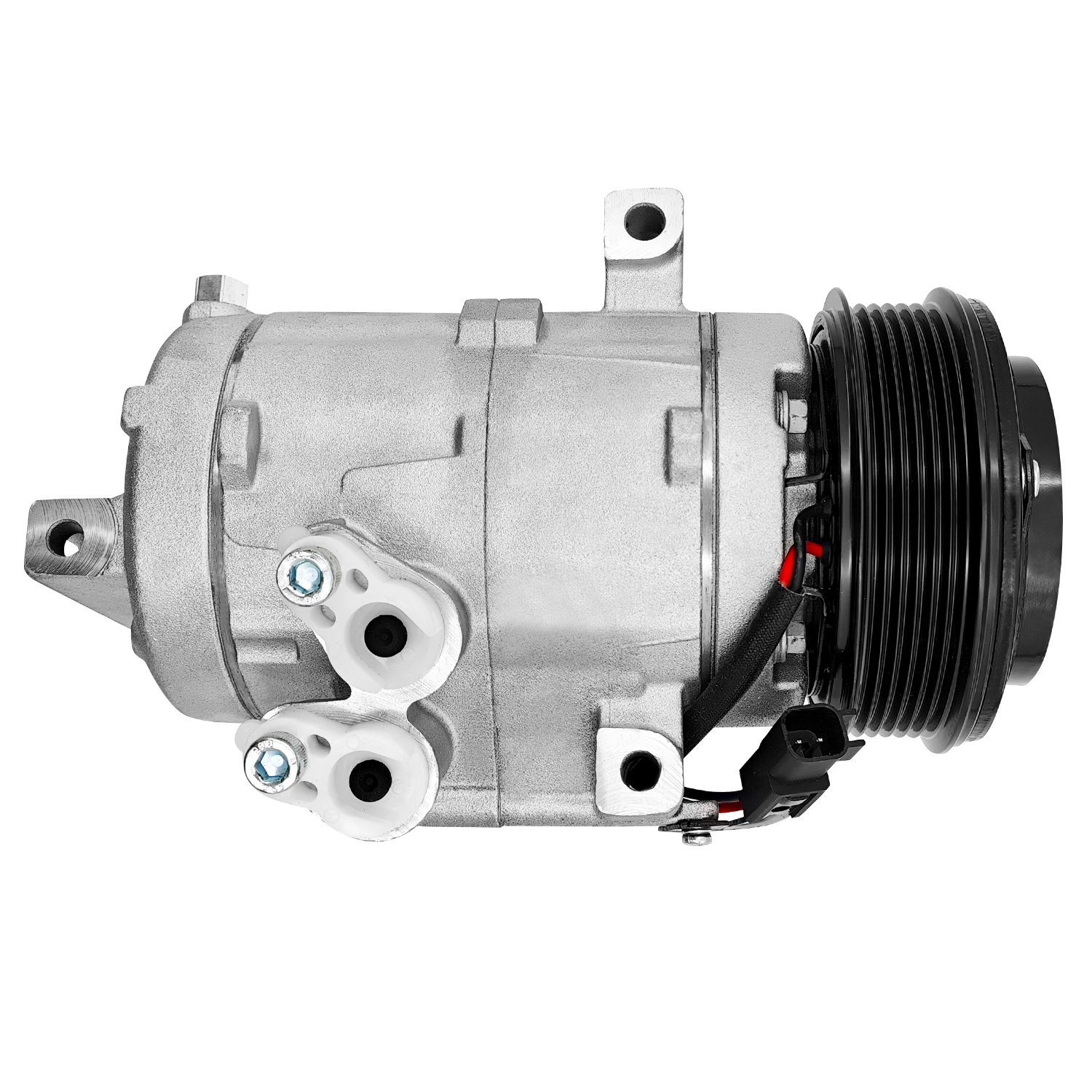 6-Grooves A/C Compressor with Clutch Fits for Ford Taurus 2008-2012, Taurus X 2008-2009, Flex 2009-2012, Lincoln MKS 2009-2012