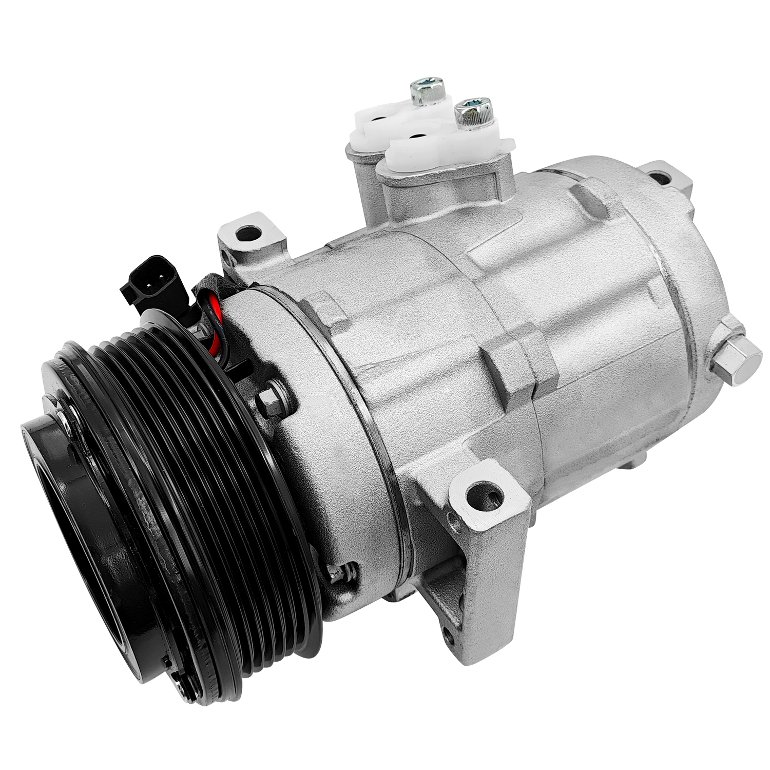 6-Grooves A/C Compressor with Clutch Fits for Ford Taurus 2008-2012, Taurus X 2008-2009, Flex 2009-2012, Lincoln MKS 2009-2012