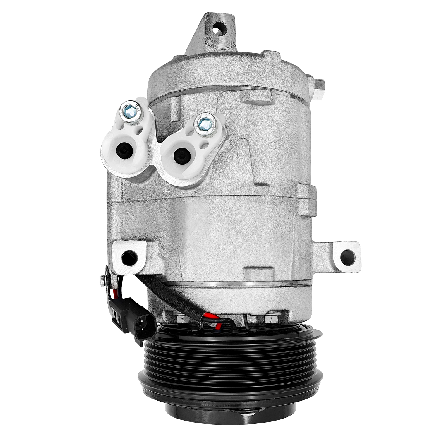 6-Grooves A/C Compressor with Clutch Fits for Ford Taurus 2008-2012, Taurus X 2008-2009, Flex 2009-2012, Lincoln MKS 2009-2012