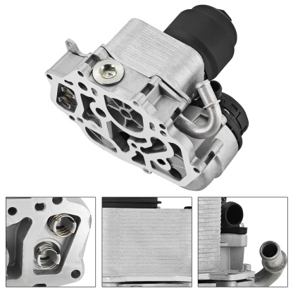 Engine Oil Filter Assembly for VW 2008-2016 Phaeton and 2007-10 Touareg 3.0TDI, for Audi 2008-12 A4/Quattro/Avant