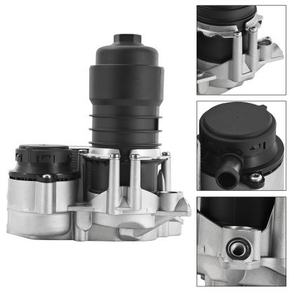 Engine Oil Filter Assembly for VW 2008-2016 Phaeton and 2007-10 Touareg 3.0TDI, for Audi 2008-12 A4/Quattro/Avant