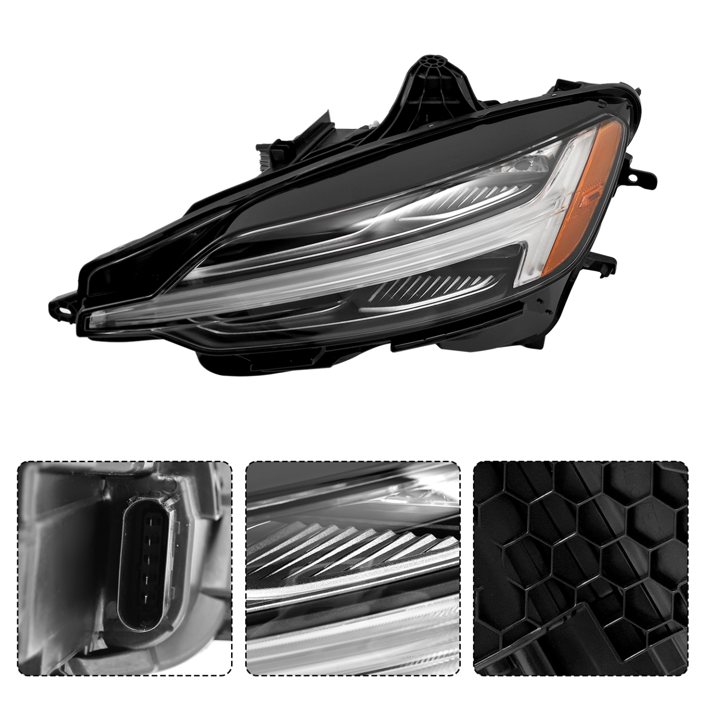 Volvo LED Headlight Left Driver Side for S60 V60 2019-2023 High configuration with AFS Adaptive Front Lighting System