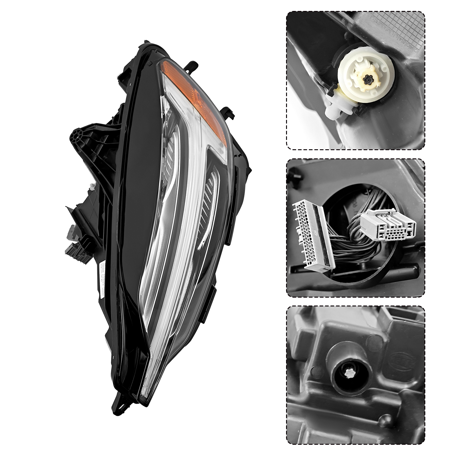 Volvo LED Headlight Left Driver Side for S60 V60 2019-2023 High configuration with AFS Adaptive Front Lighting System