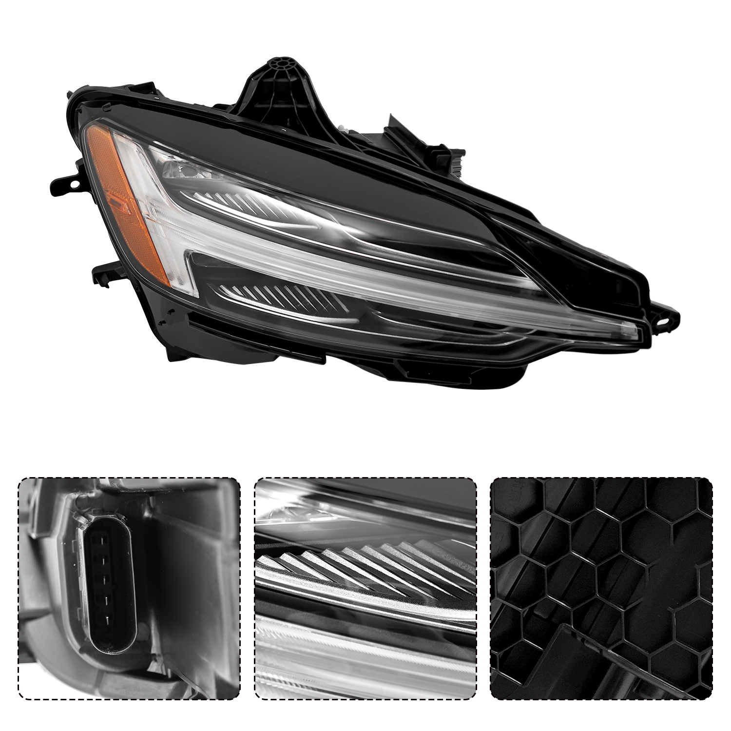 Volvo LED Headlight Right Passenger Side for S60 V60 2019-2023 High configuration with AFS Adaptive Front Lighting System