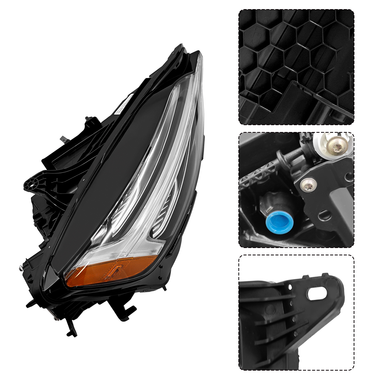 Volvo LED Headlight Right Passenger Side for S60 V60 2019-2023 High configuration with AFS Adaptive Front Lighting System