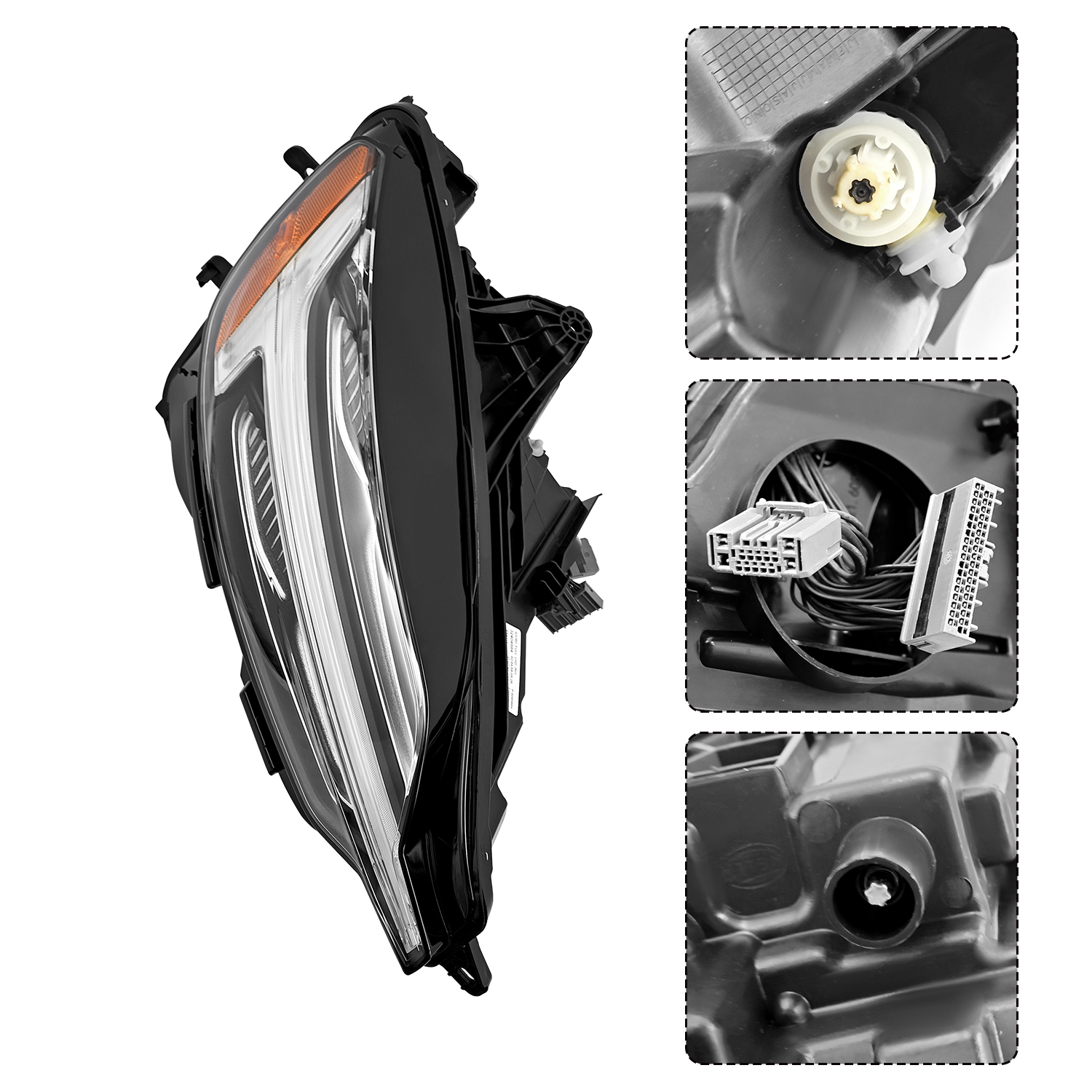 Volvo LED Headlight Right Passenger Side for S60 V60 2019-2023 High configuration with AFS Adaptive Front Lighting System