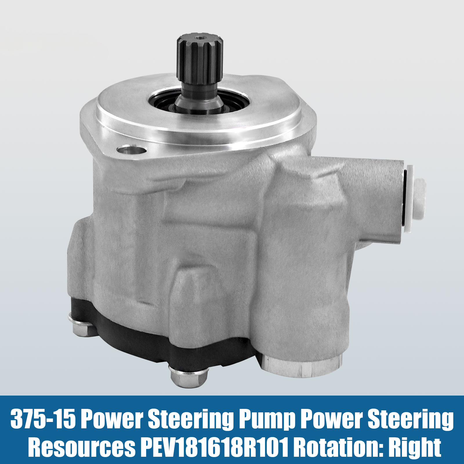Power Steering Pump Power Steering Resources PEV181618R101 Rotation: Right