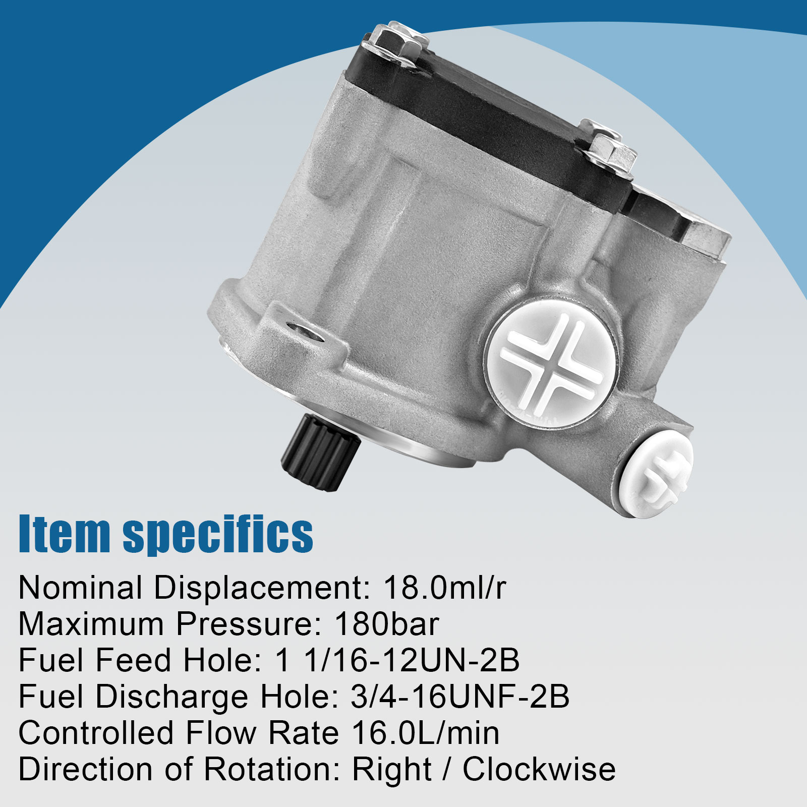 Power Steering Pump Power Steering Resources PEV181618R101 Rotation: Right
