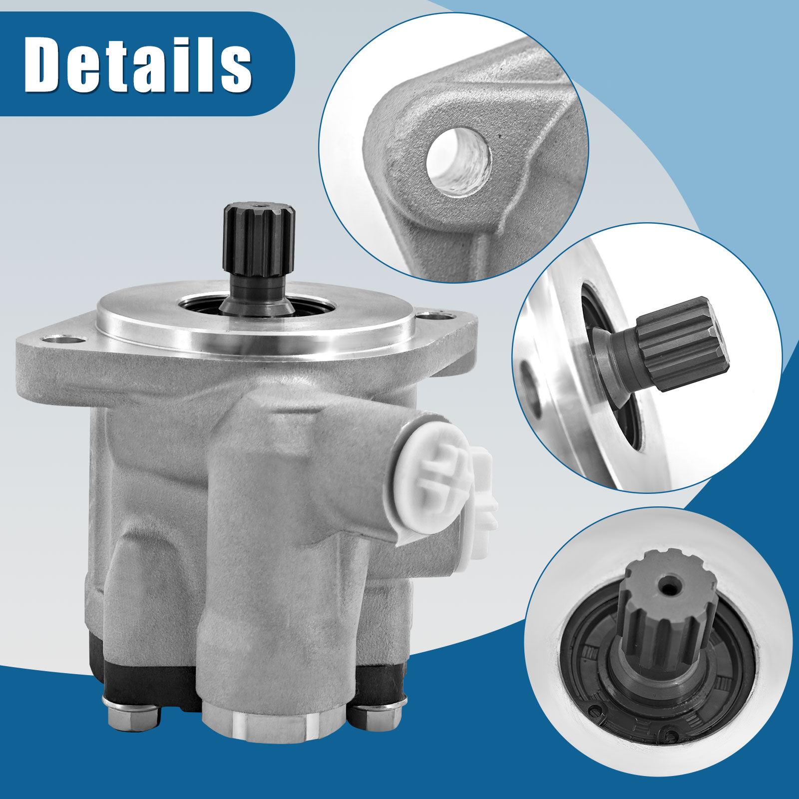 Power Steering Pump Power Steering Resources PEV181618R101 Rotation: Right