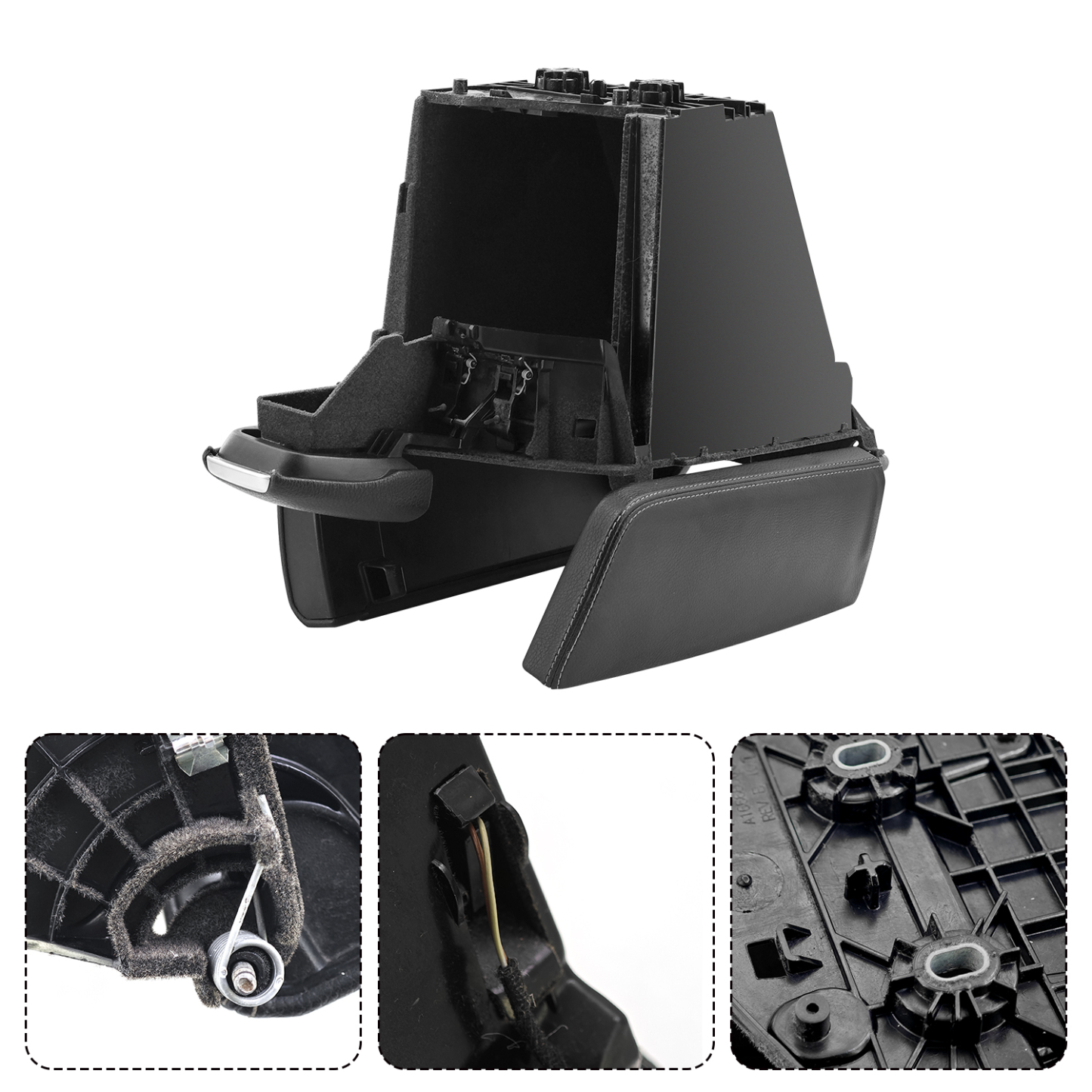 Front Center Console Armrest Compartment Fits for Mercedes Benz GL350 GL450 GL550 GL63 AMG ML350 ML400 ML500 ML550 2012-2016