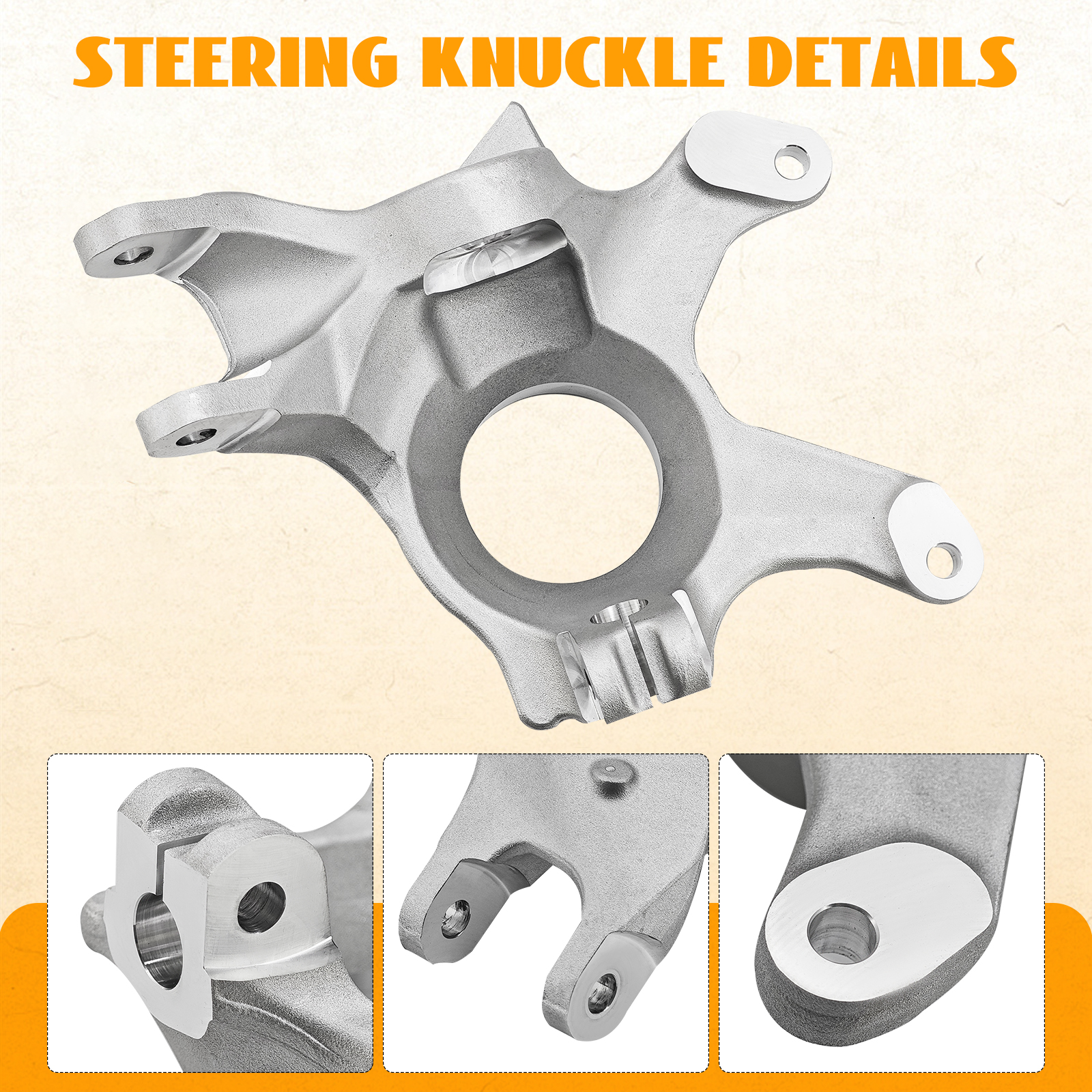 Front Left Driver Side Steering Knuckle Spindle Fits for Can Am Maverick X3 R RR 2019-2024 