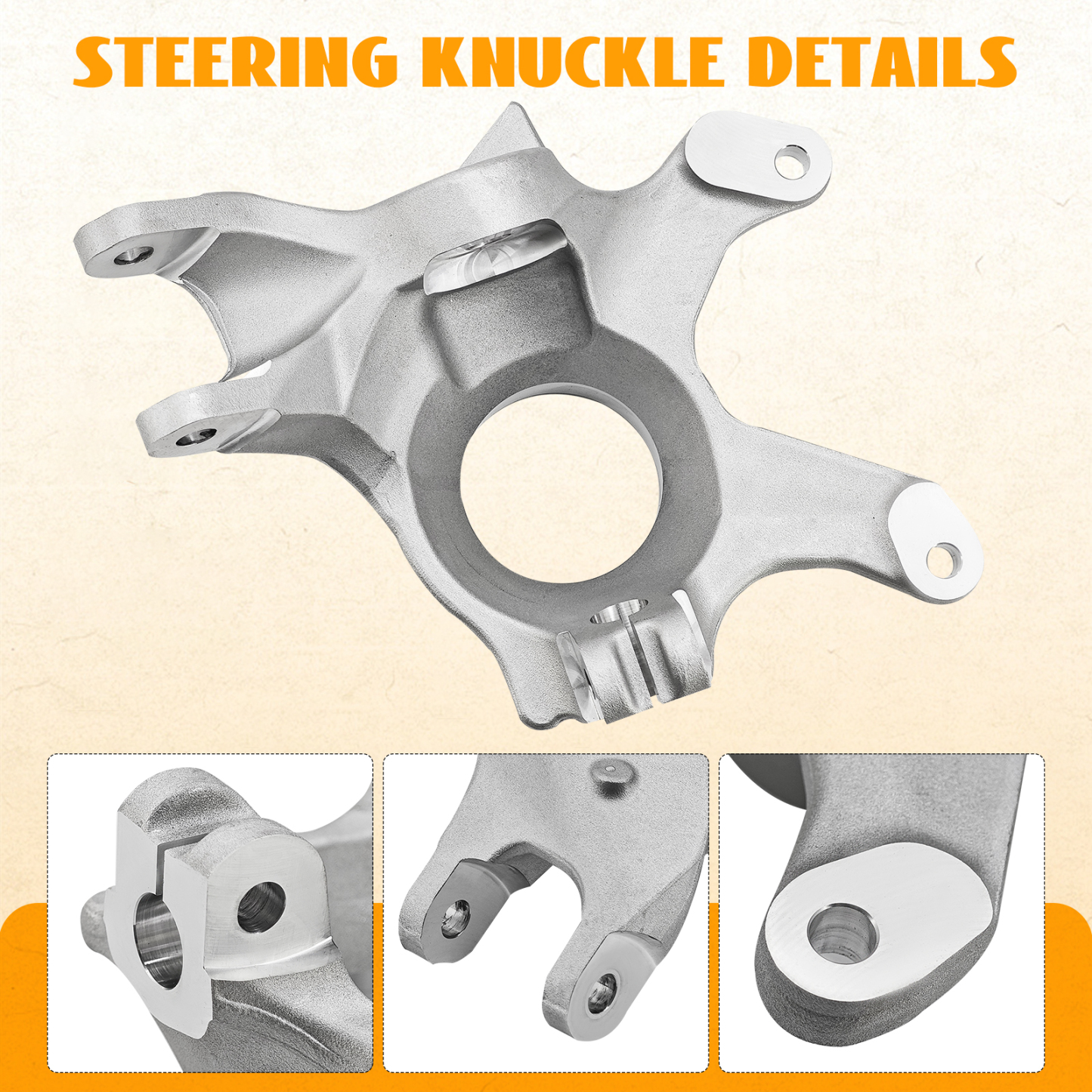 Front Left Driver Side Steering Knuckle Spindle Fits for Can Am Maverick X3 R RR 2019-2024 