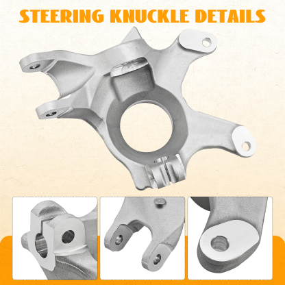 Front Left Driver Side Steering Knuckle Spindle Fits for Can Am Maverick X3 R RR 2019-2024 