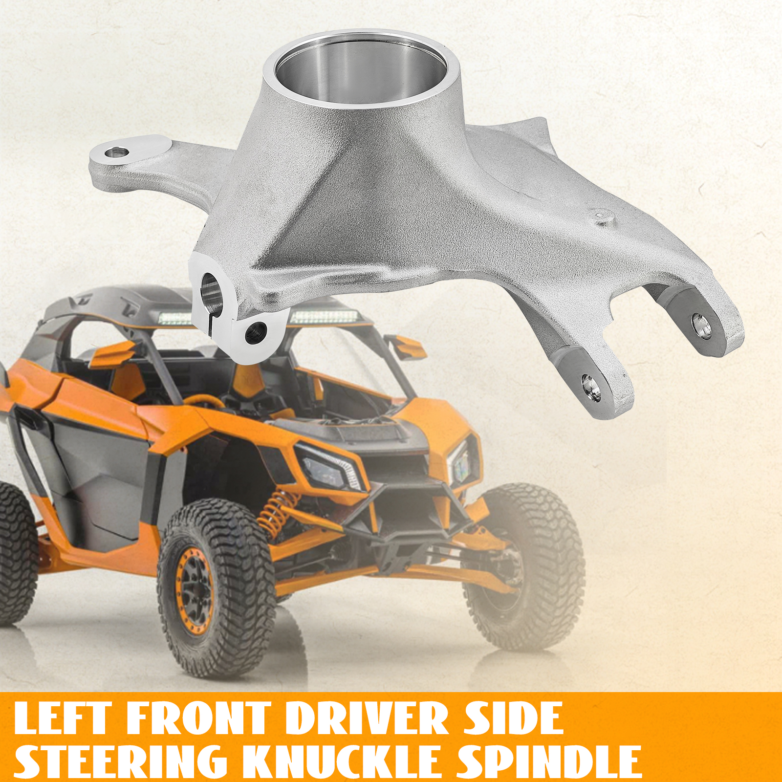 Front Left Driver Side Steering Knuckle Spindle Fits for Can Am Maverick X3 R RR 2019-2024 