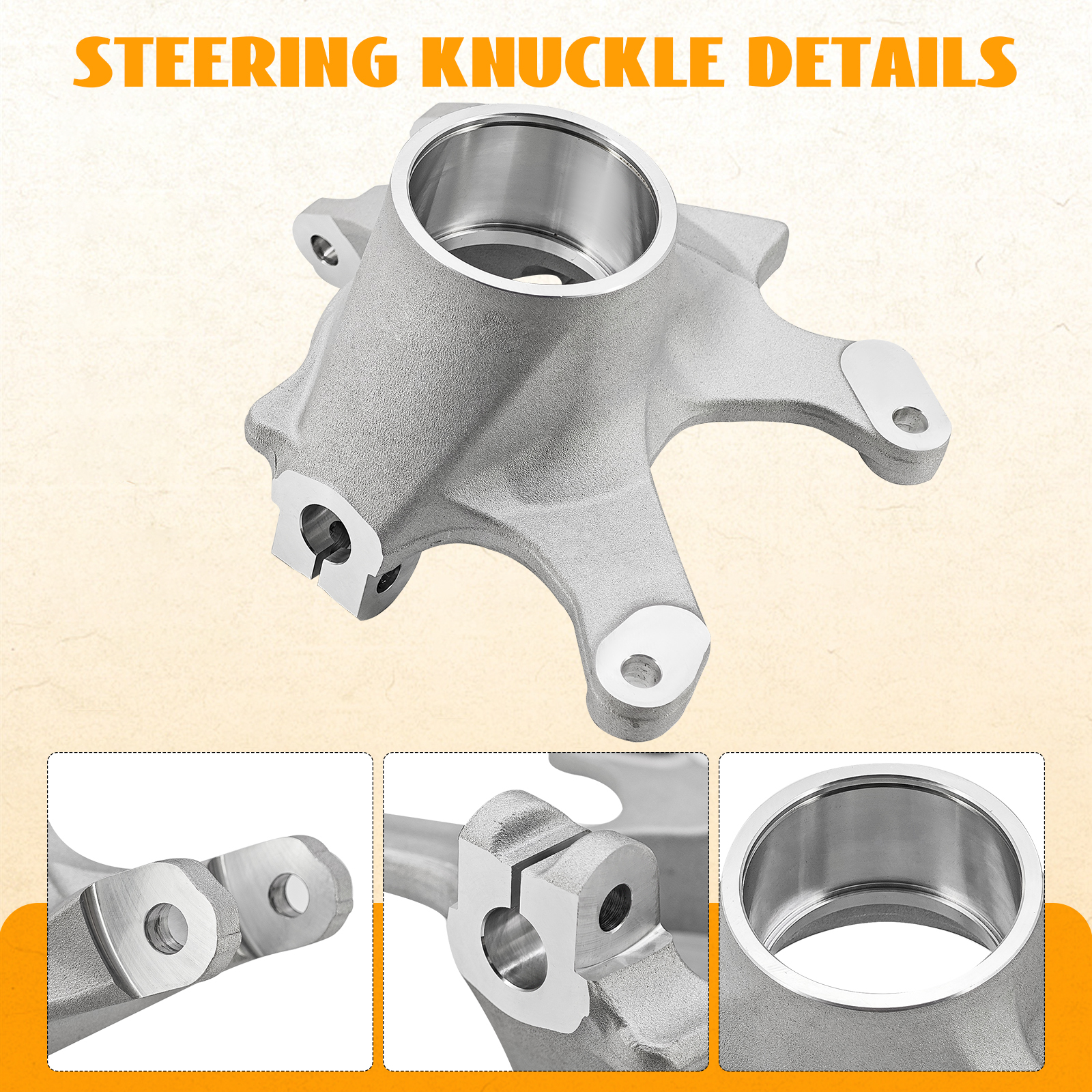 Front Right Passenger Side Steering Knuckle Spindle Fits for Can Am Maverick X3 R RR 2019-2024 