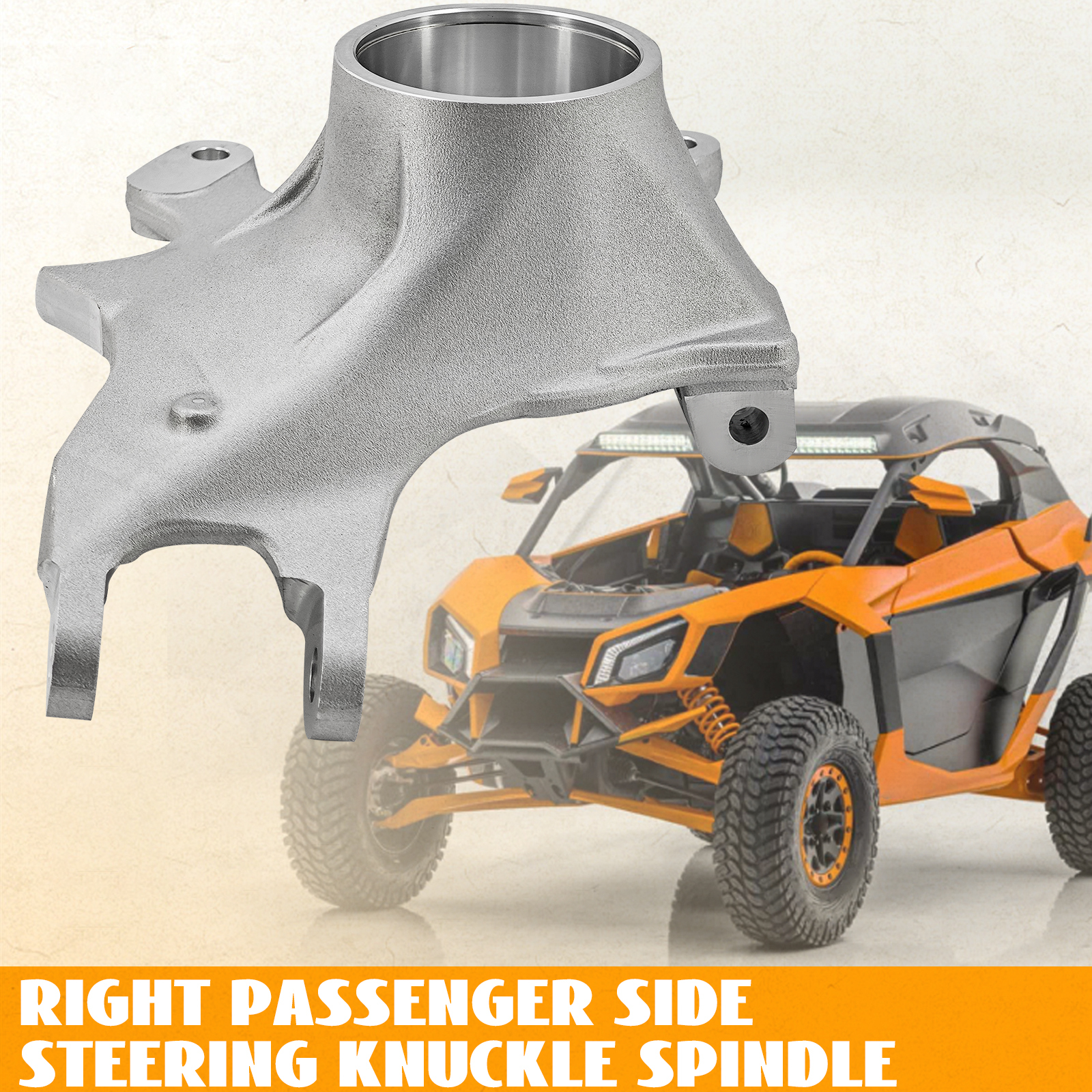 Front Right Passenger Side Steering Knuckle Spindle Fits for Can Am Maverick X3 R RR 2019-2024 