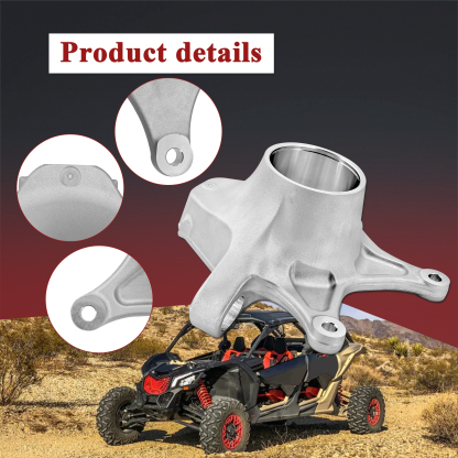 Rear Left Driver Side Knuckle Spindle Replacement for Can Am Maverick X3 R RR 2017-2020 (Left Driver Side)
