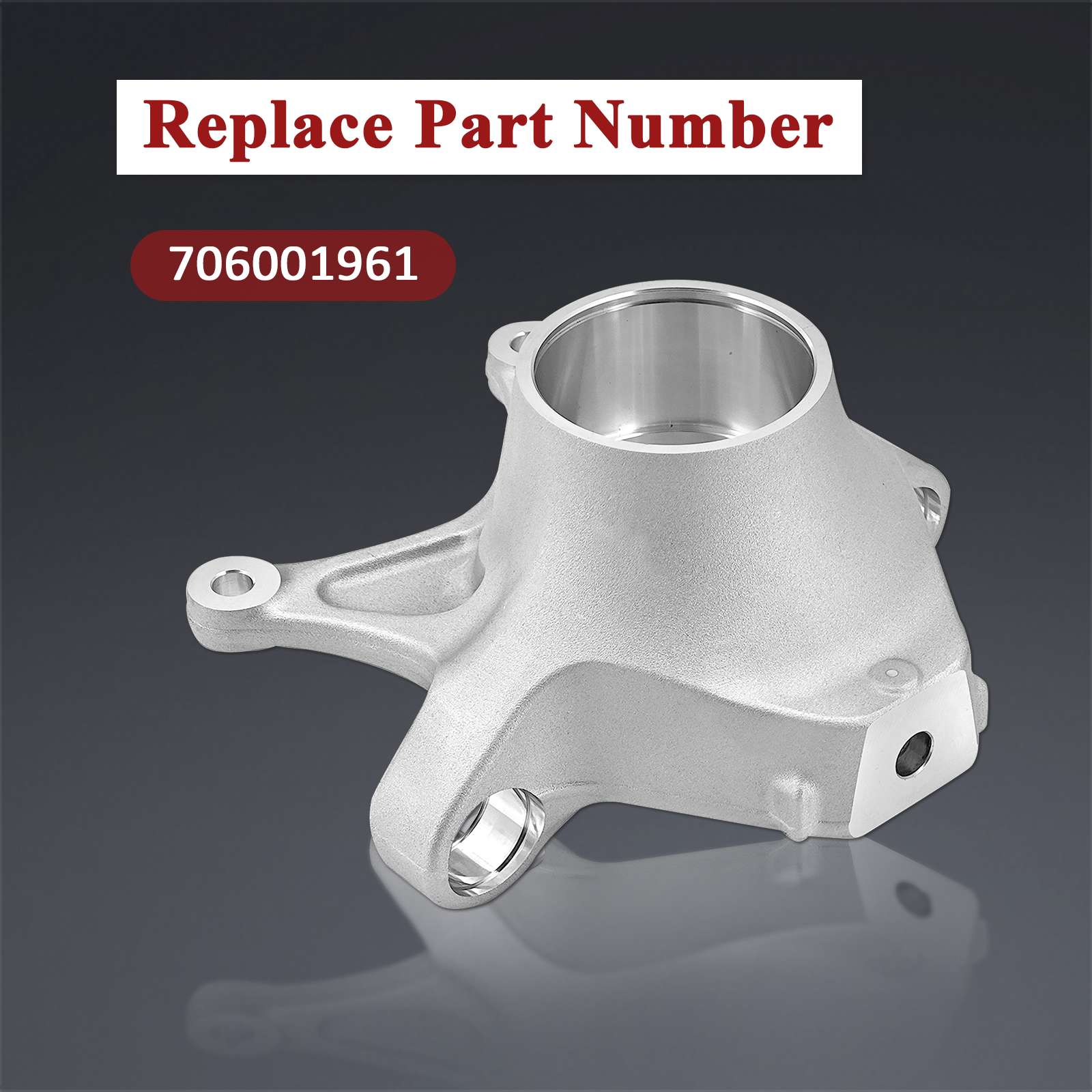 Rear Knuckle Spindle Replacement for Can Am Maverick X3 R RR 2017-2020 (Right Passenger Side)