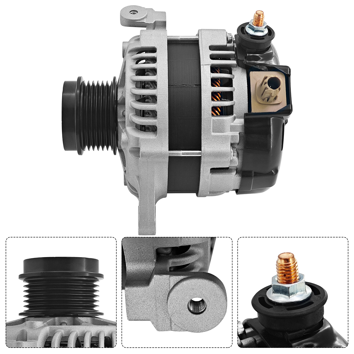 130 Amp Alternator Fits for Subaru Crosstrek 2.0L H4 2018-2023