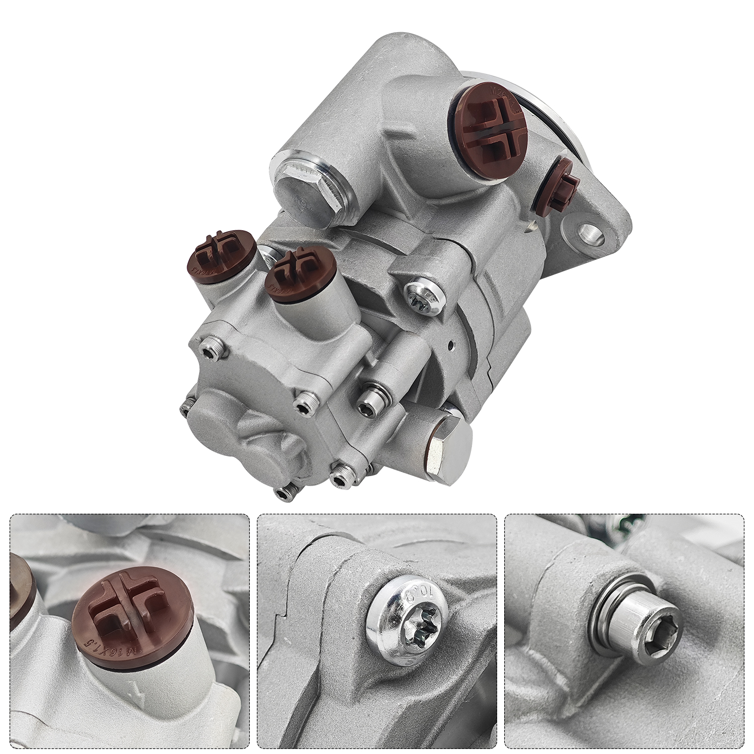 Power Steering Pump Fits for Paccar MX-13 EPA 17 Steering and Fuel Lift Pump