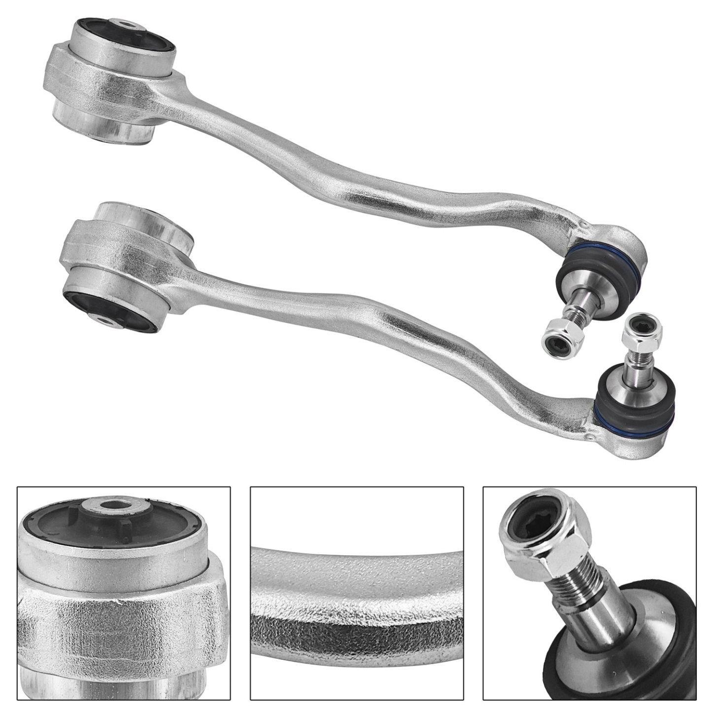 Front Left & Right Lower Forward Control Arm w/Ball Joint Set Replacement for BMW X3 X4 2018-2021