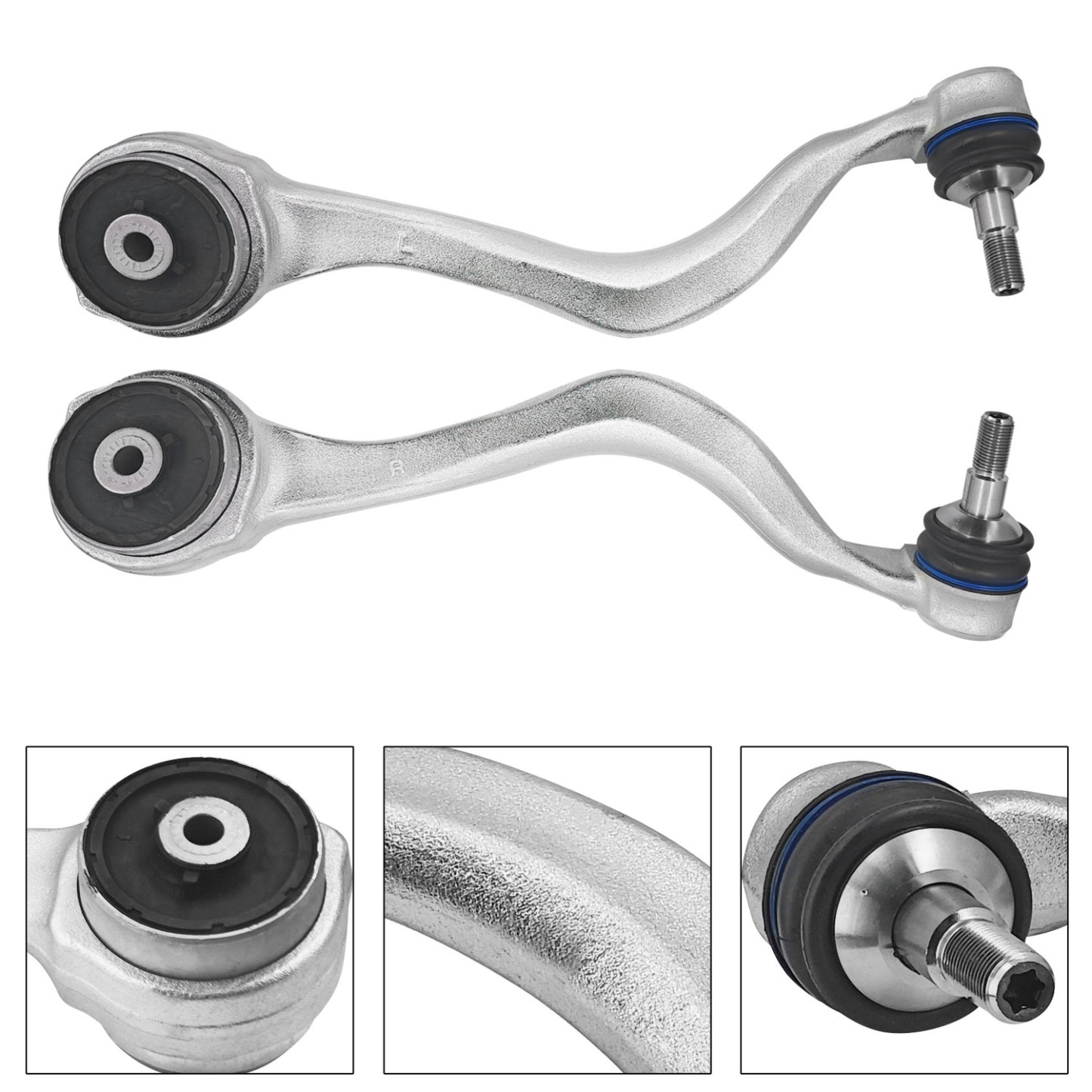 Front Left & Right Lower Forward Control Arm w/Ball Joint Set Replacement for BMW X3 X4 2018-2021
