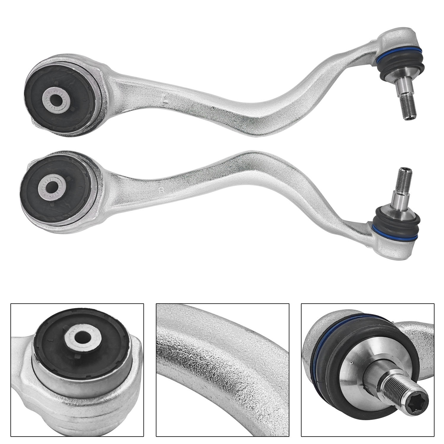 Front Left & Right Lower Forward Control Arm w/Ball Joint Set Replacement for BMW X3 X4 2018-2021