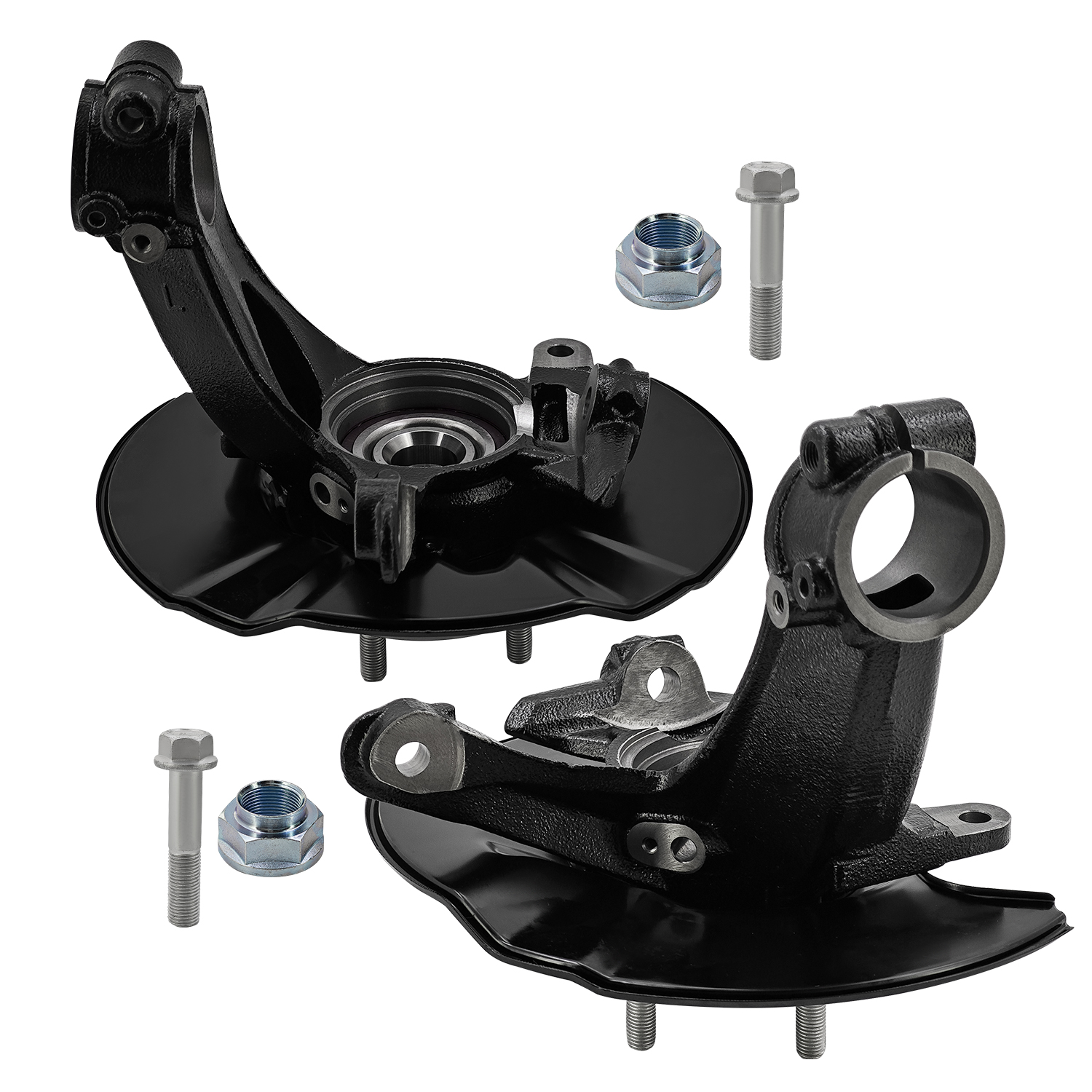Front Right & Left Steering Knuckle Compatible with Honda Civic 2016-2021