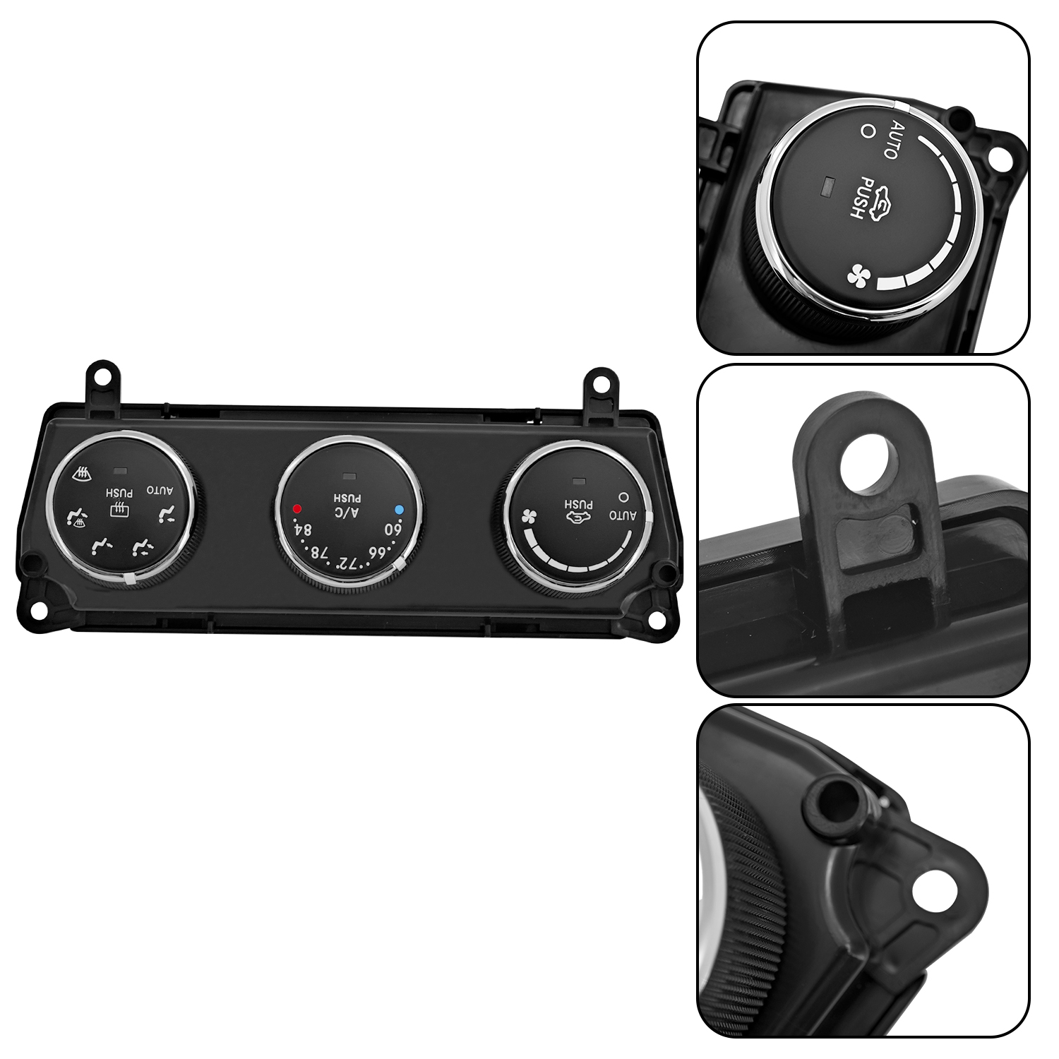 A/C Heater Climate Control Module Compatible with Jeep Wrangler 2014-2018